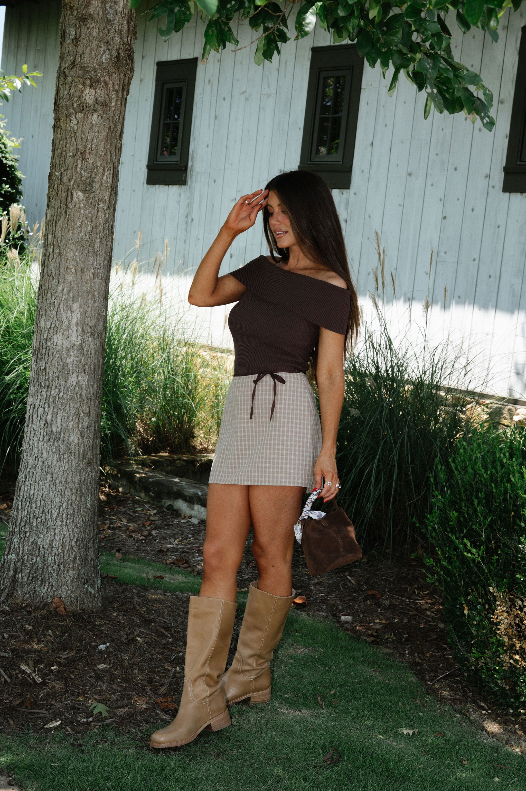 Veena Top-Brown