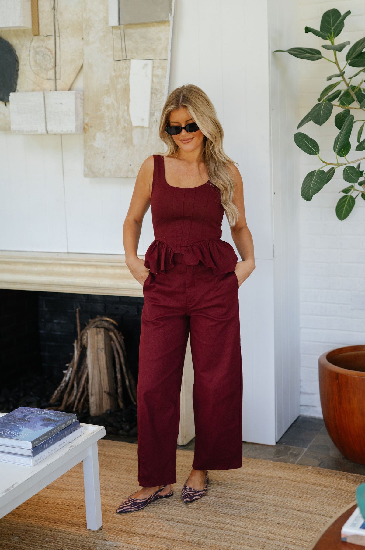 Emmaline Barrel Pants Set