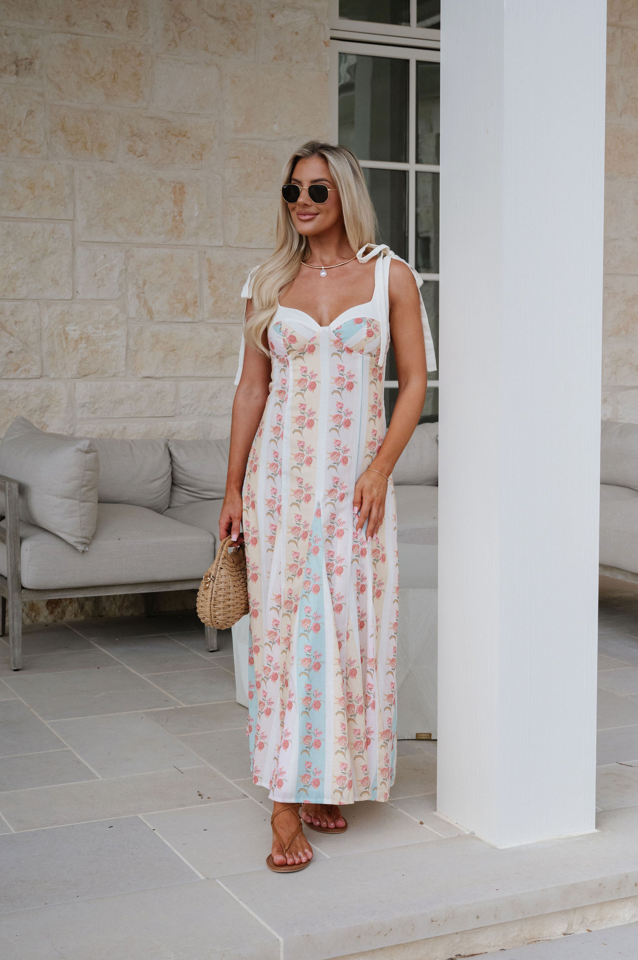 Piper Floral Tie Dress