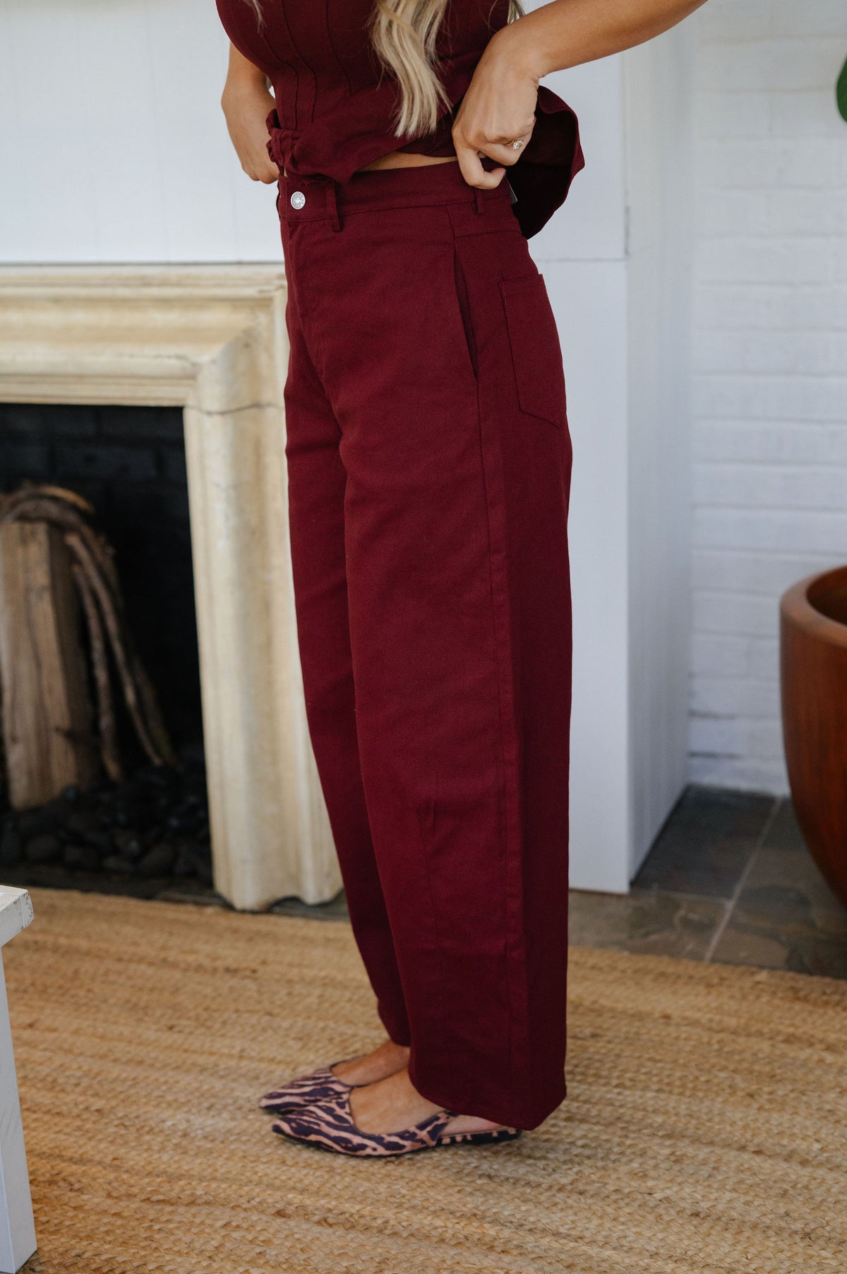 Emmaline Barrel Pants Set