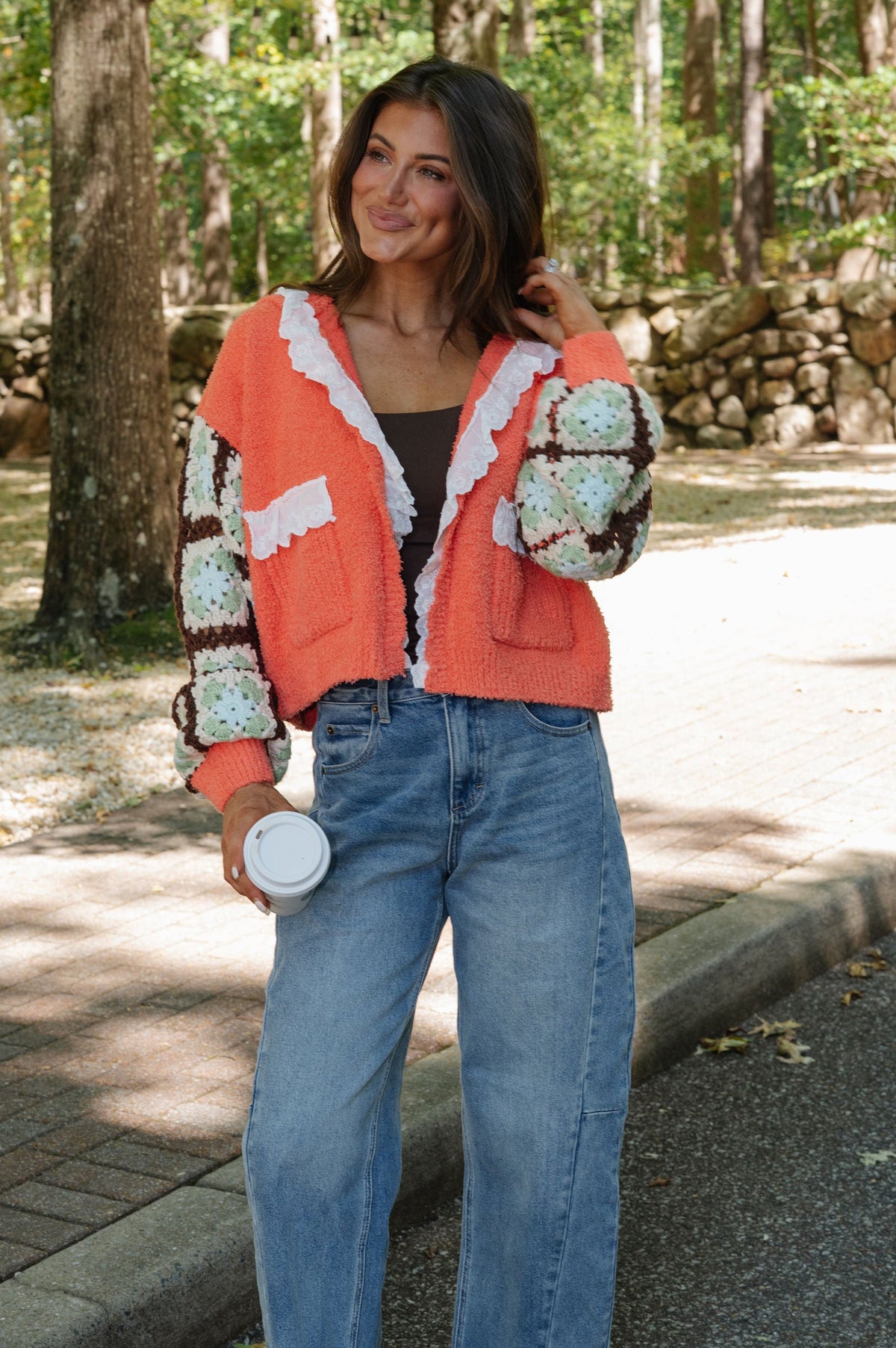 Charlie Cardigan- Orange