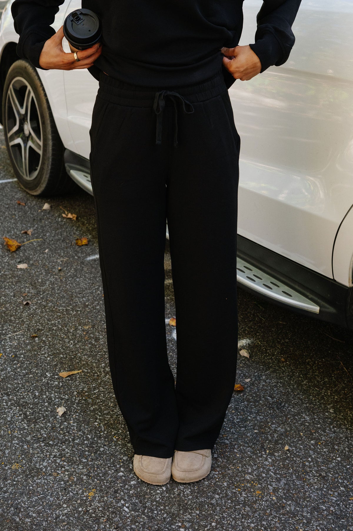 Nelson Scuba Pants Set-Black