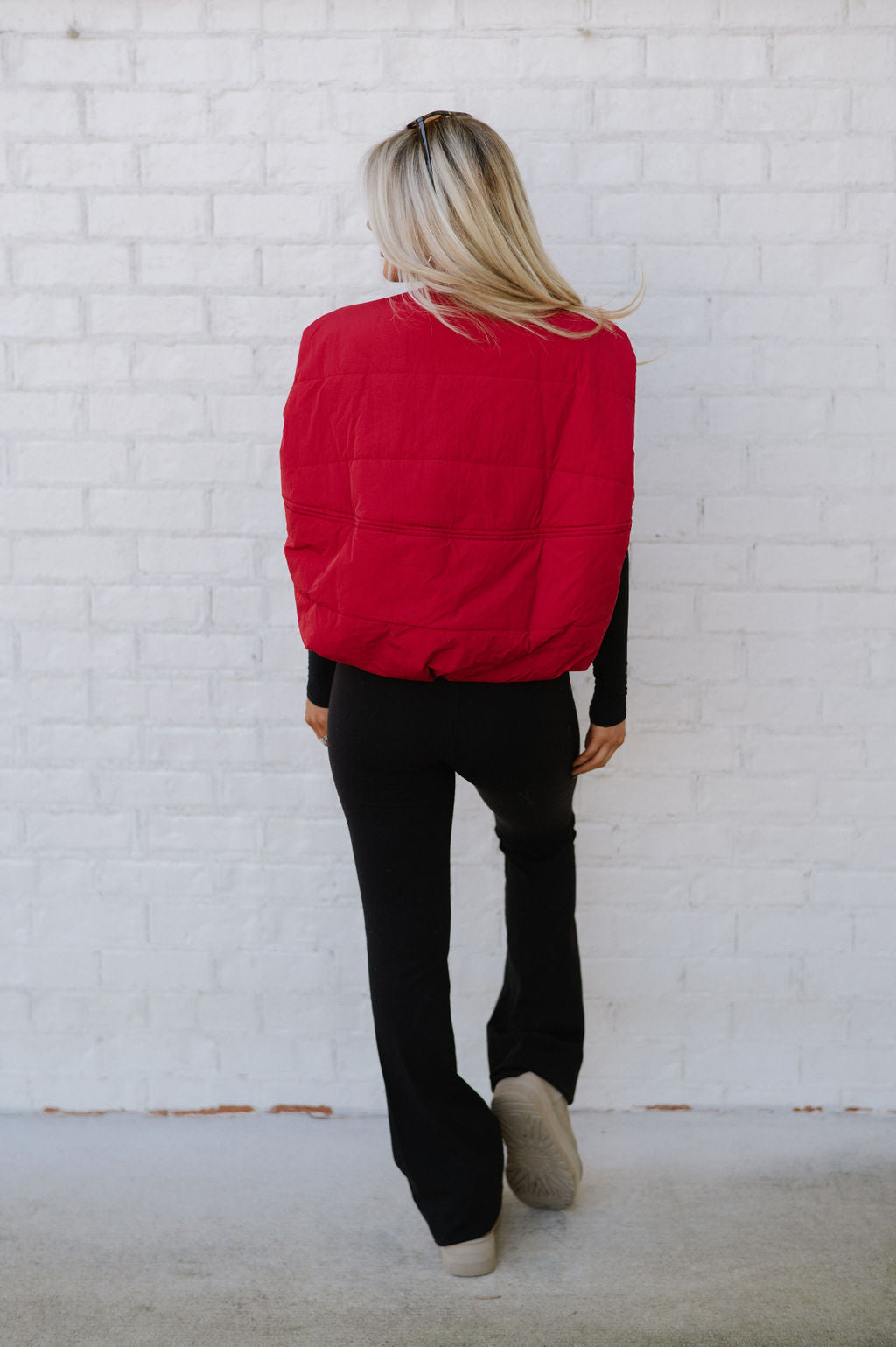 Louie Puffer Vest- Red