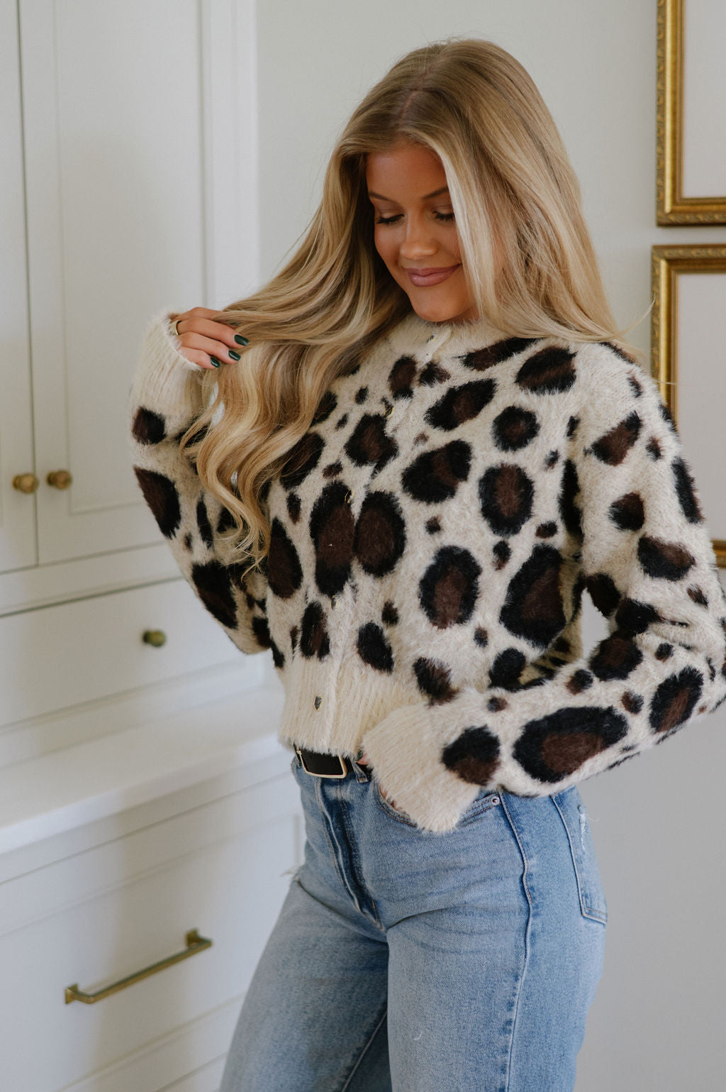 Kit Sweater- Leopard Print