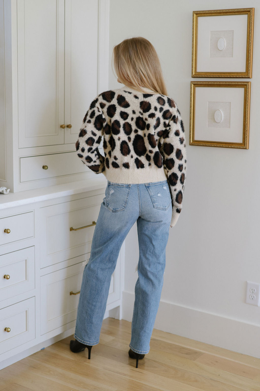 Kit Sweater- Leopard Print