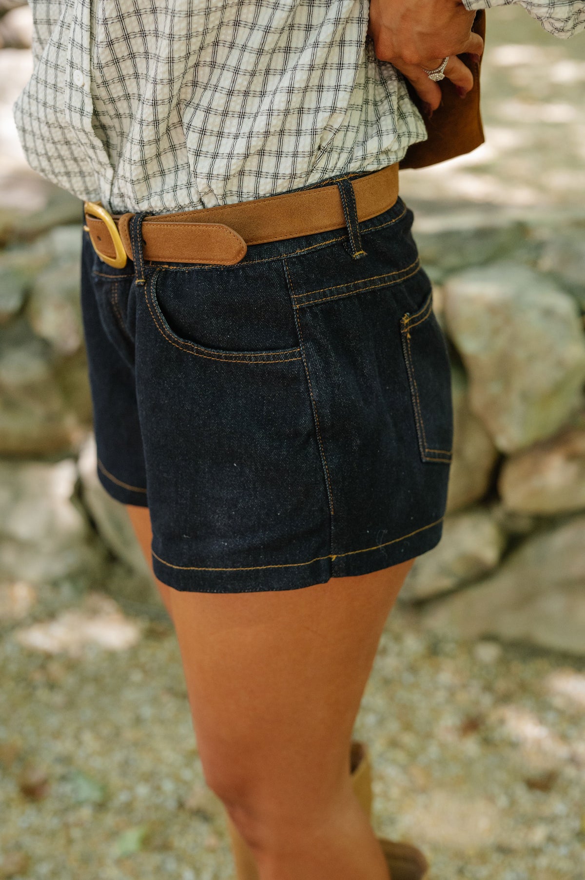 Emerly Denim Mini Skort