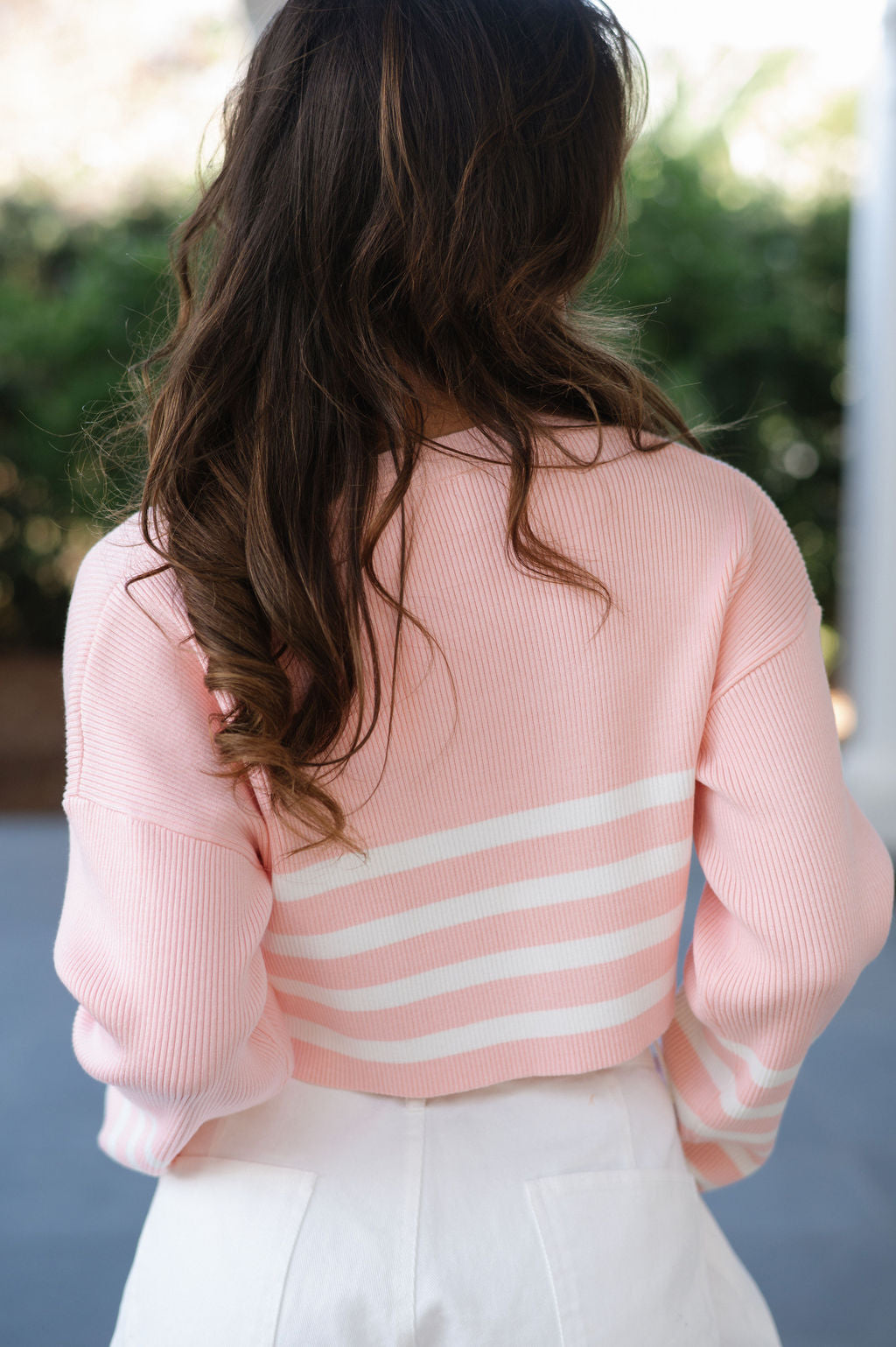 Audrey Sweater- Peachy Pink