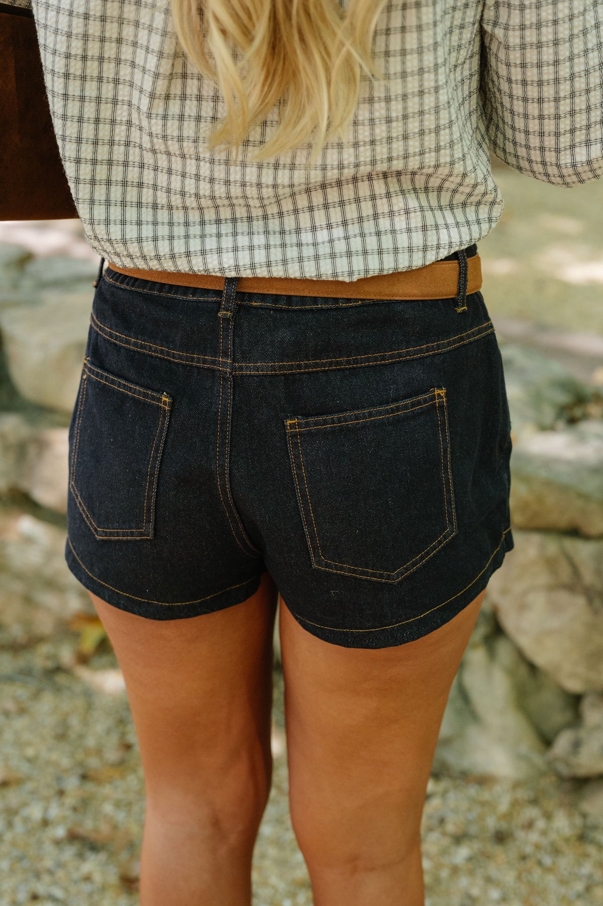 Emerly Denim Mini Skort