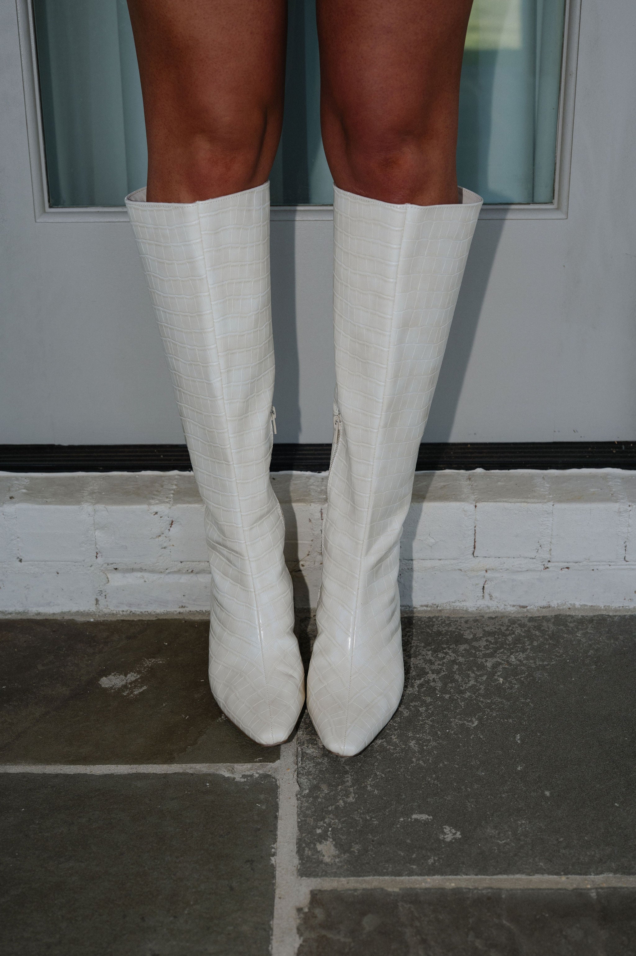 Robbie Boots-Ivory Croc