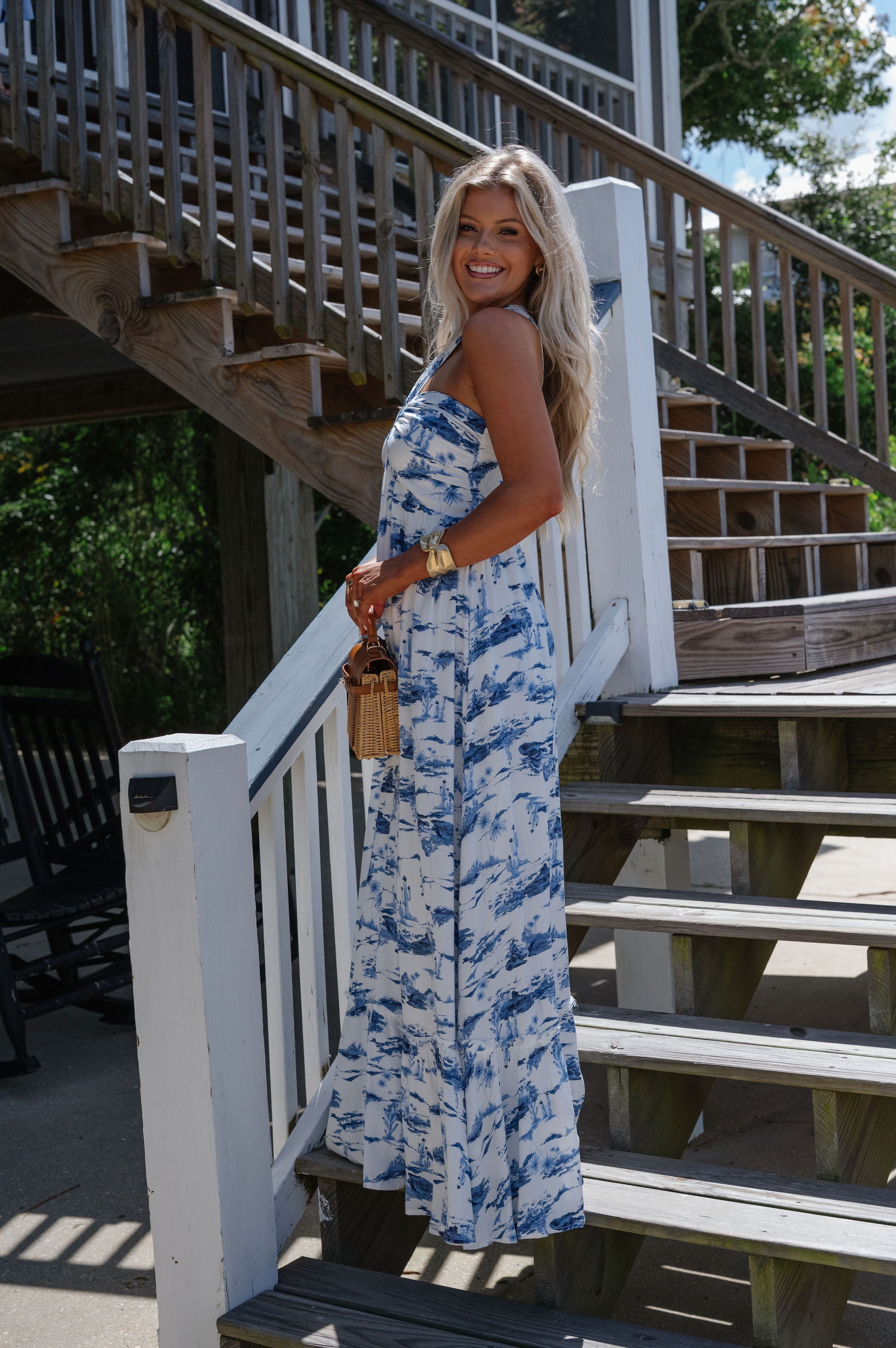Scenic Halter Maxi Dress