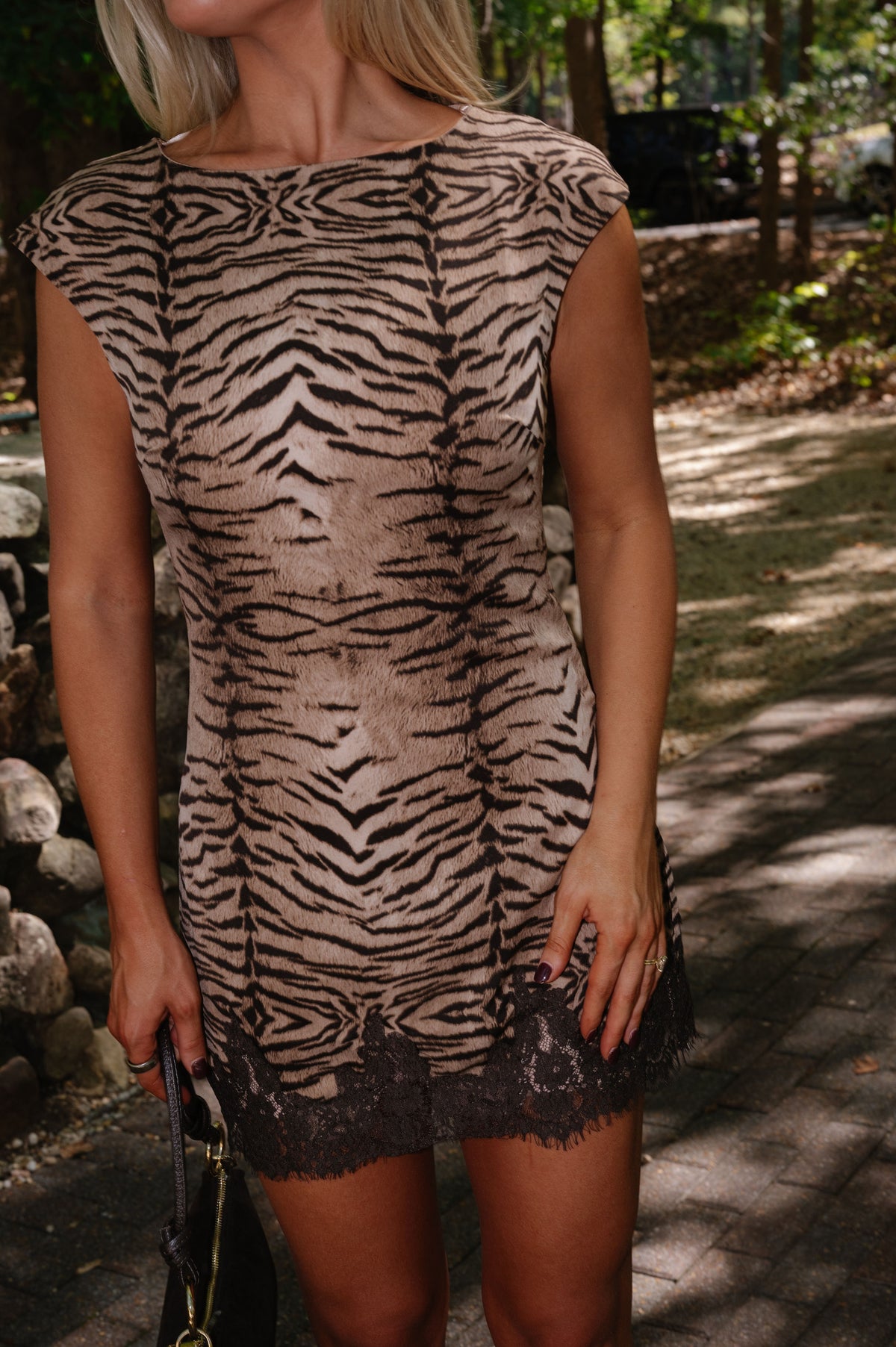 Tiger Print Mini Dress