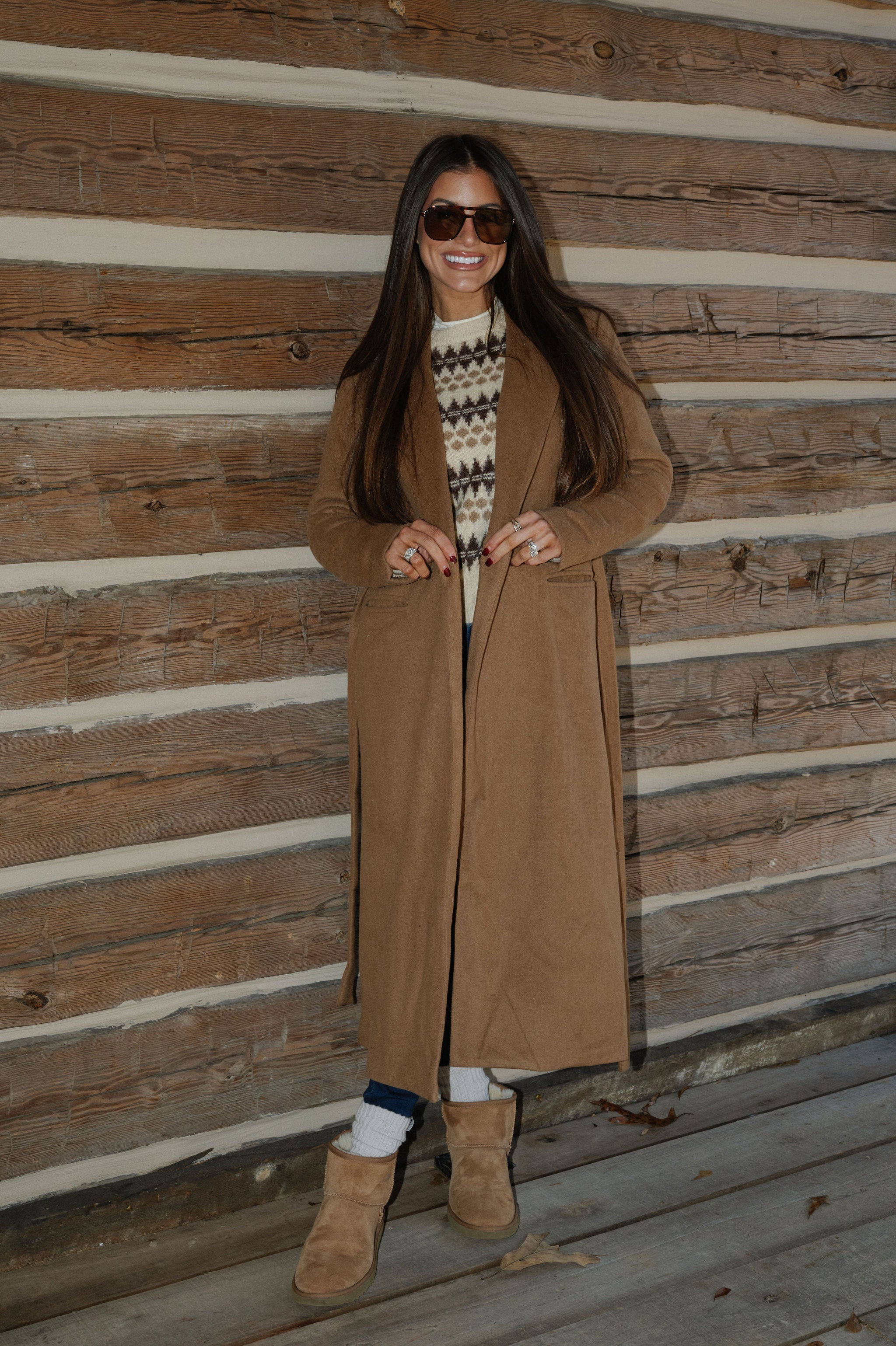 Rhodes Wool Coat-Caramel
