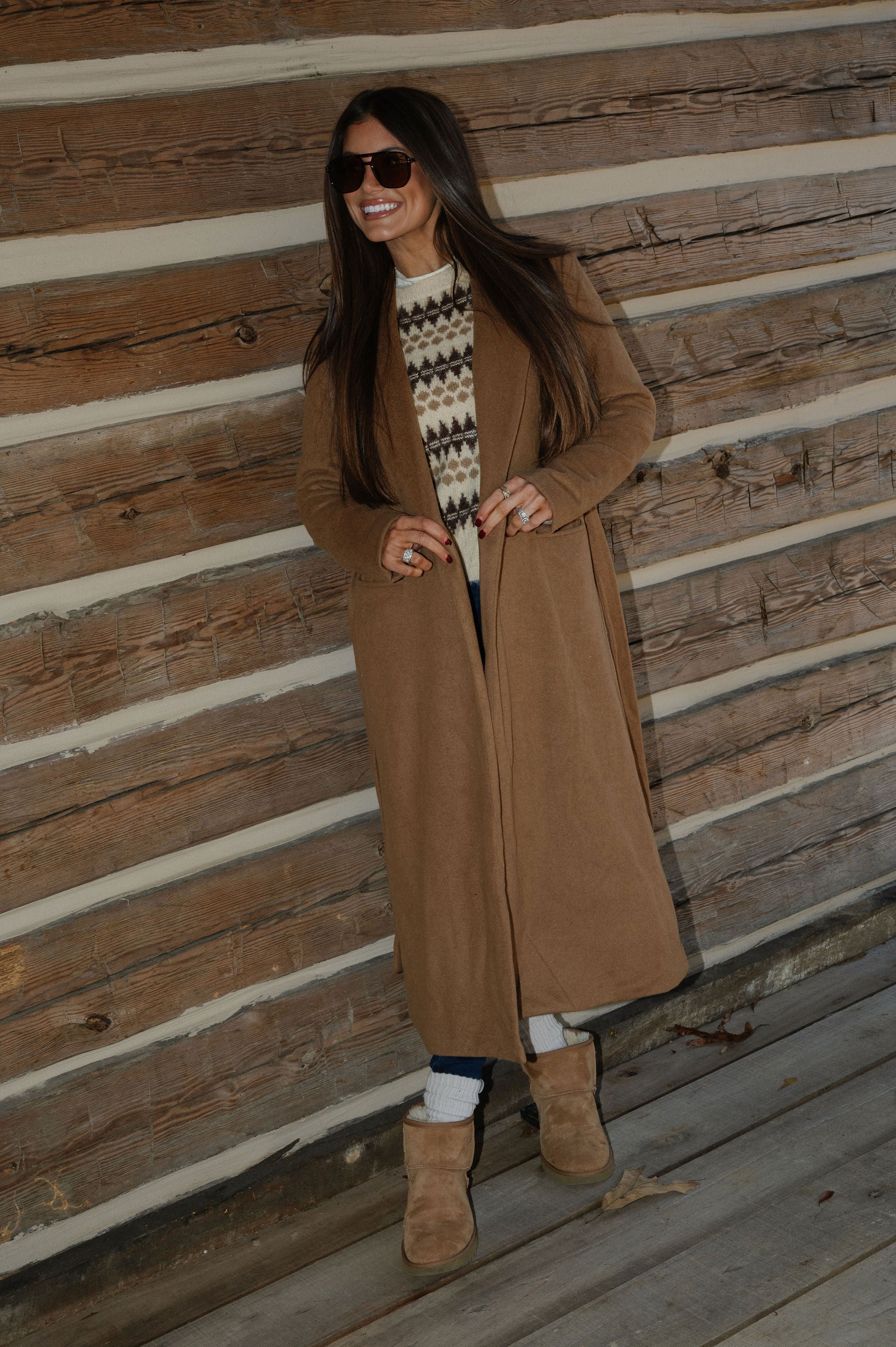 Rhodes Wool Coat-Caramel