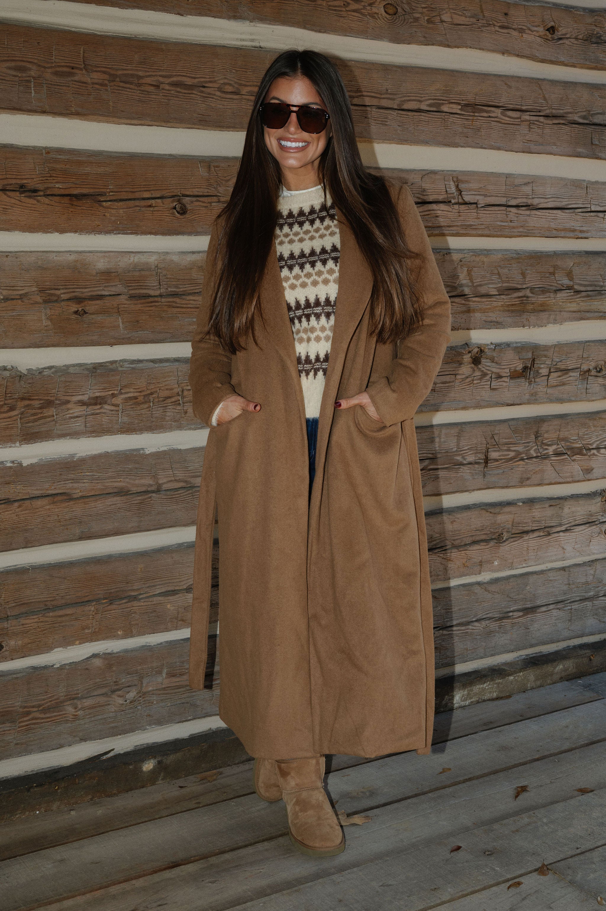 Rhodes Wool Coat-Caramel