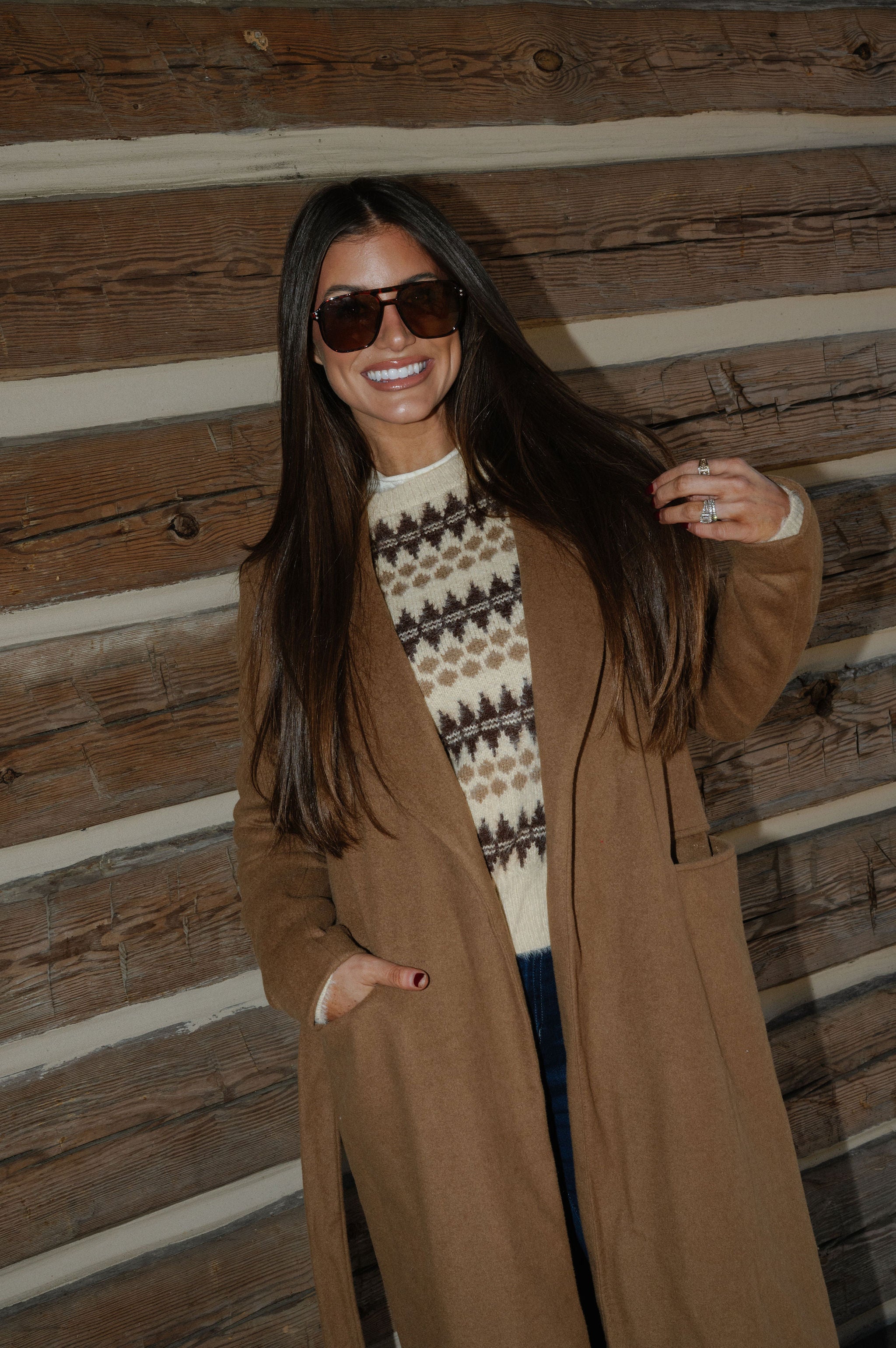 Rhodes Wool Coat-Caramel