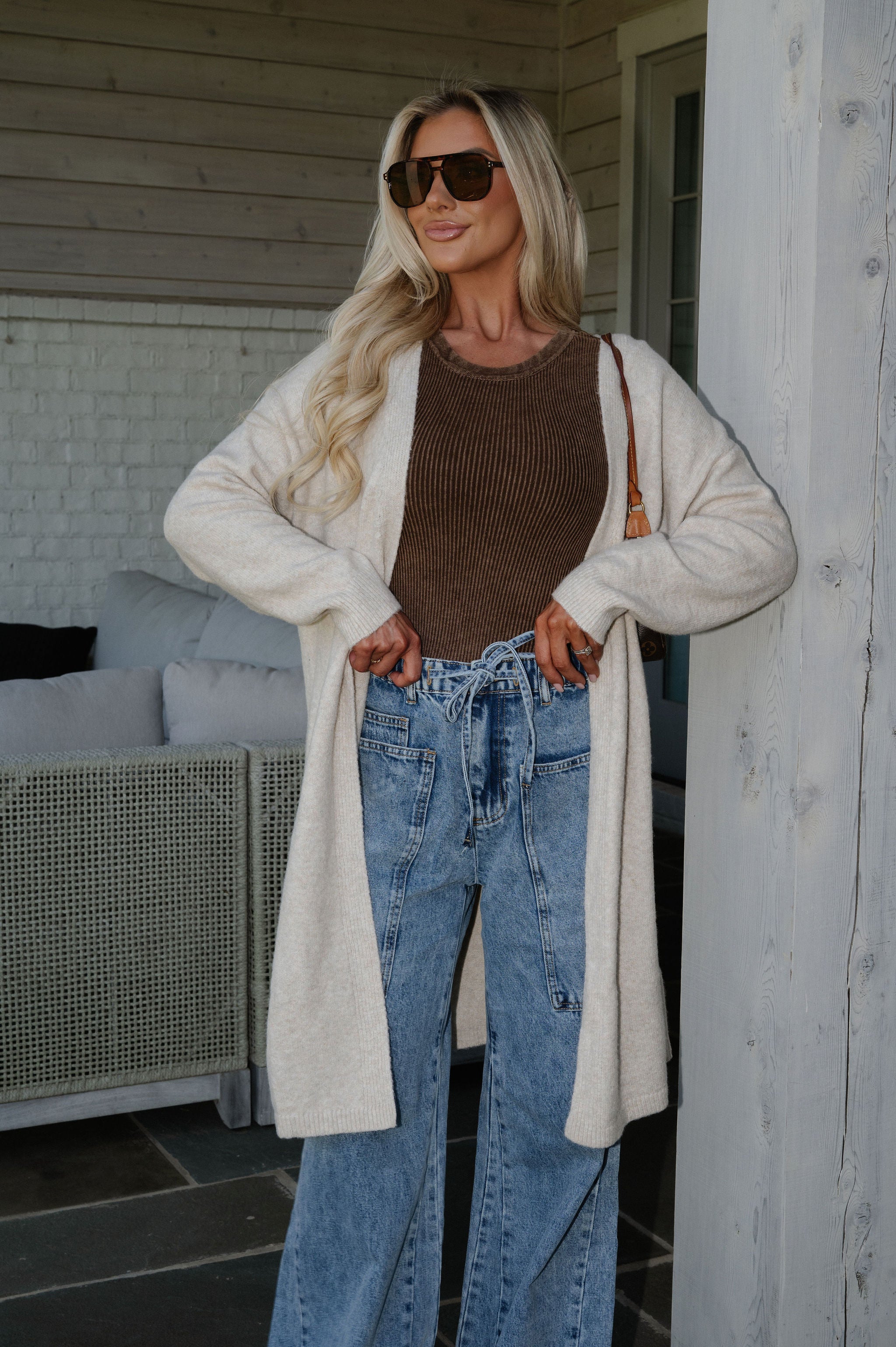Bennie Cardigan-Oatmeal