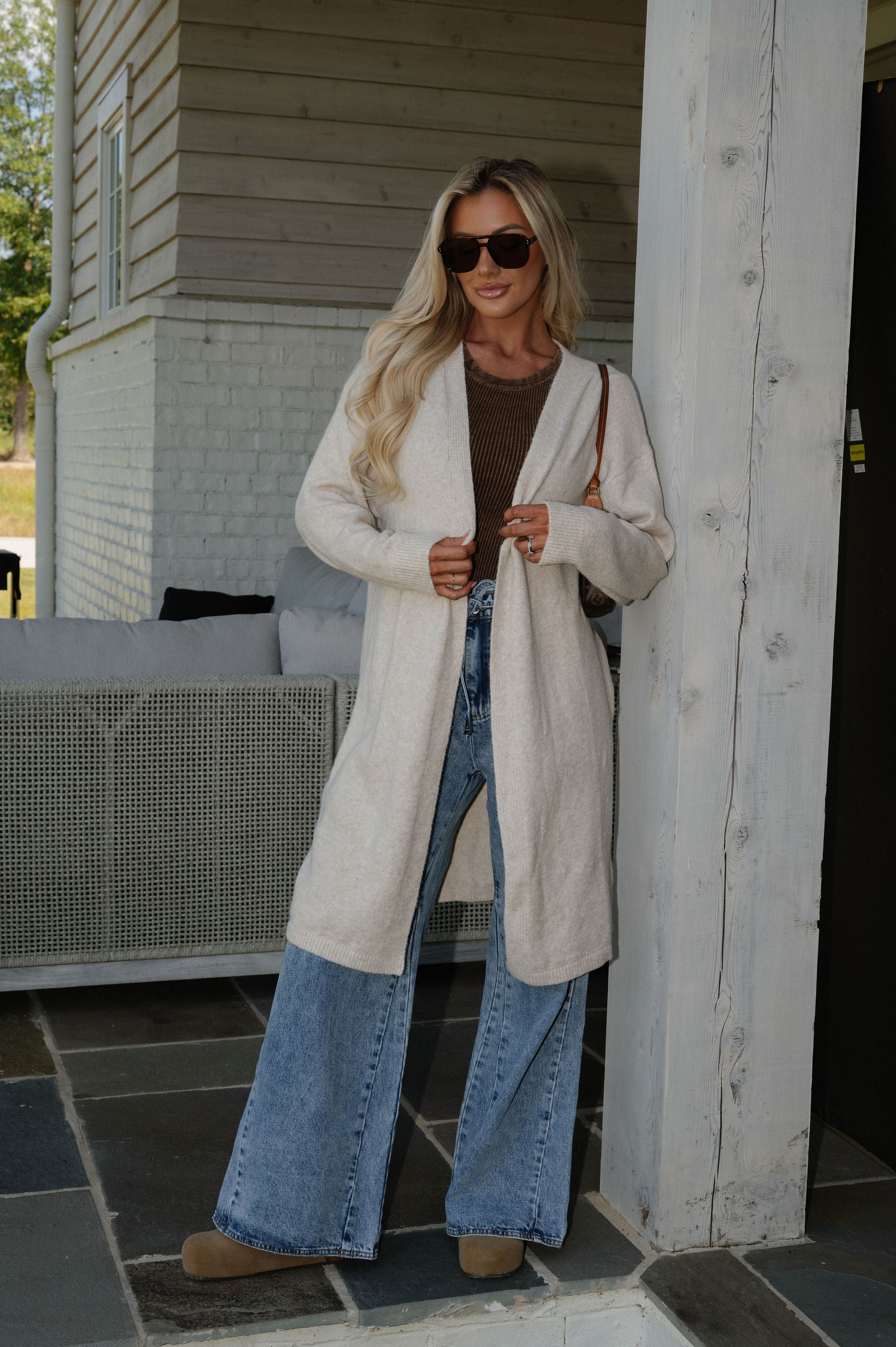 Bennie Cardigan-Oatmeal