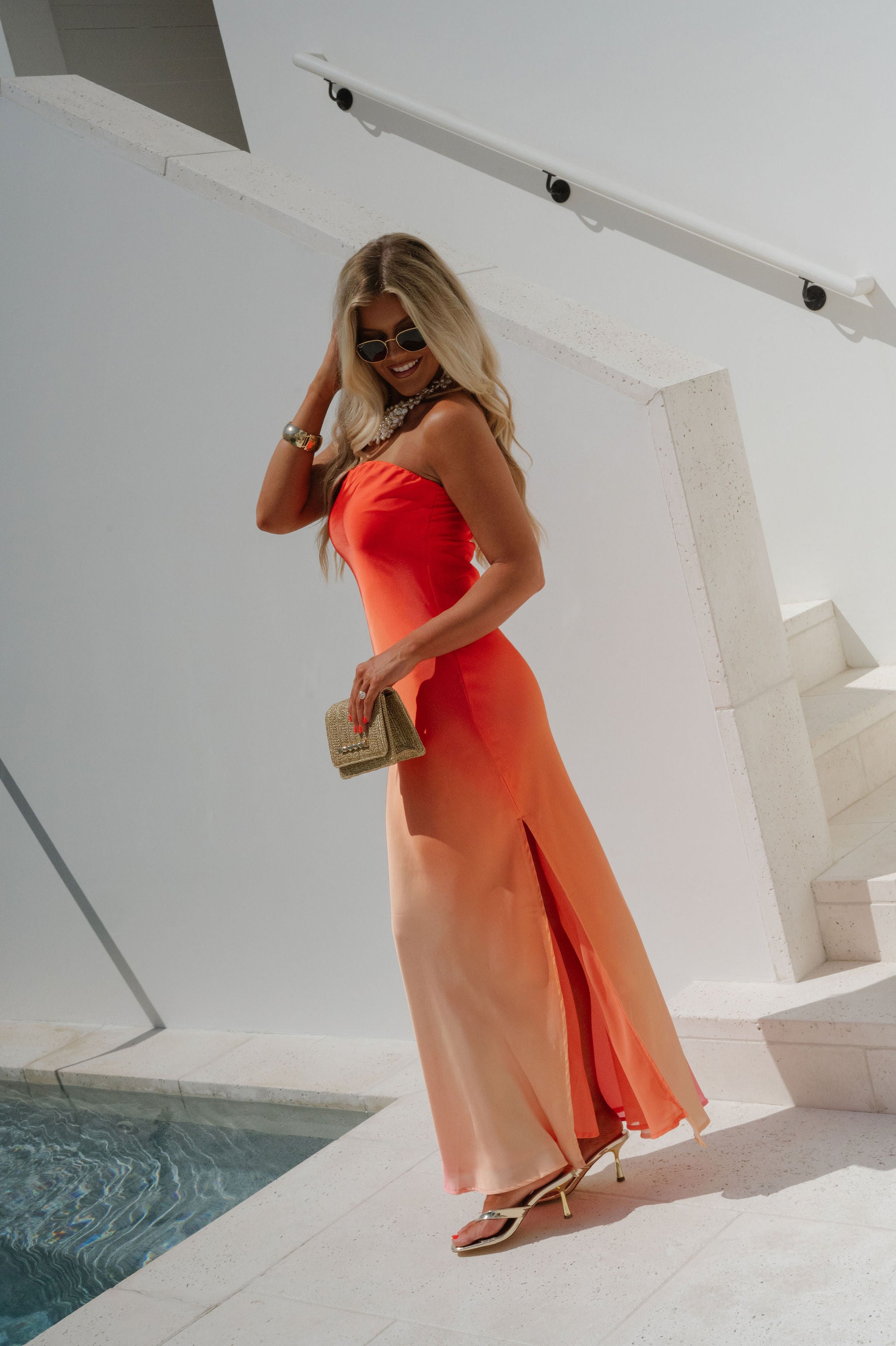 Radiance Dress- Hibiscus Combo