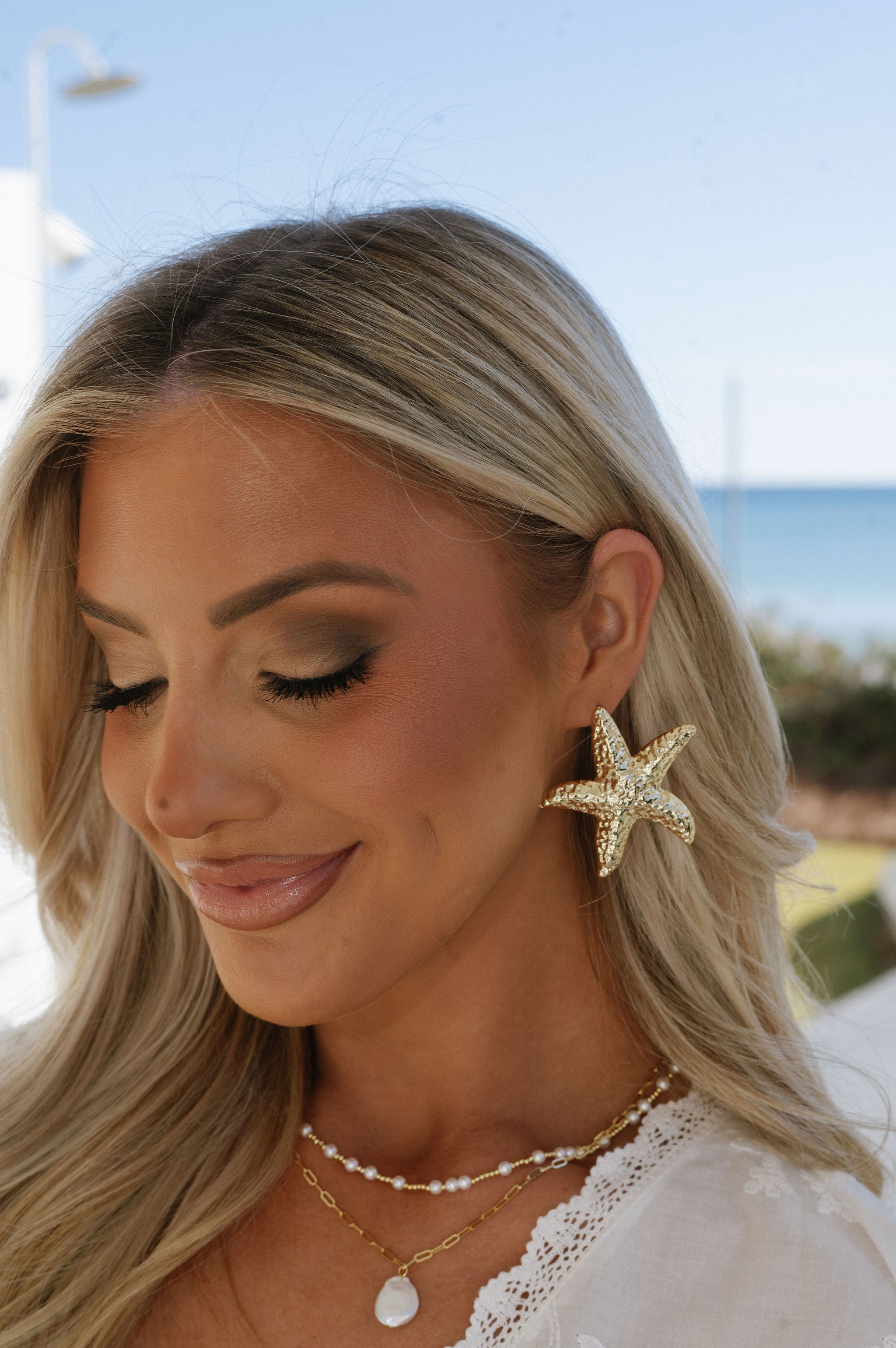 Starfish Earring - Gold