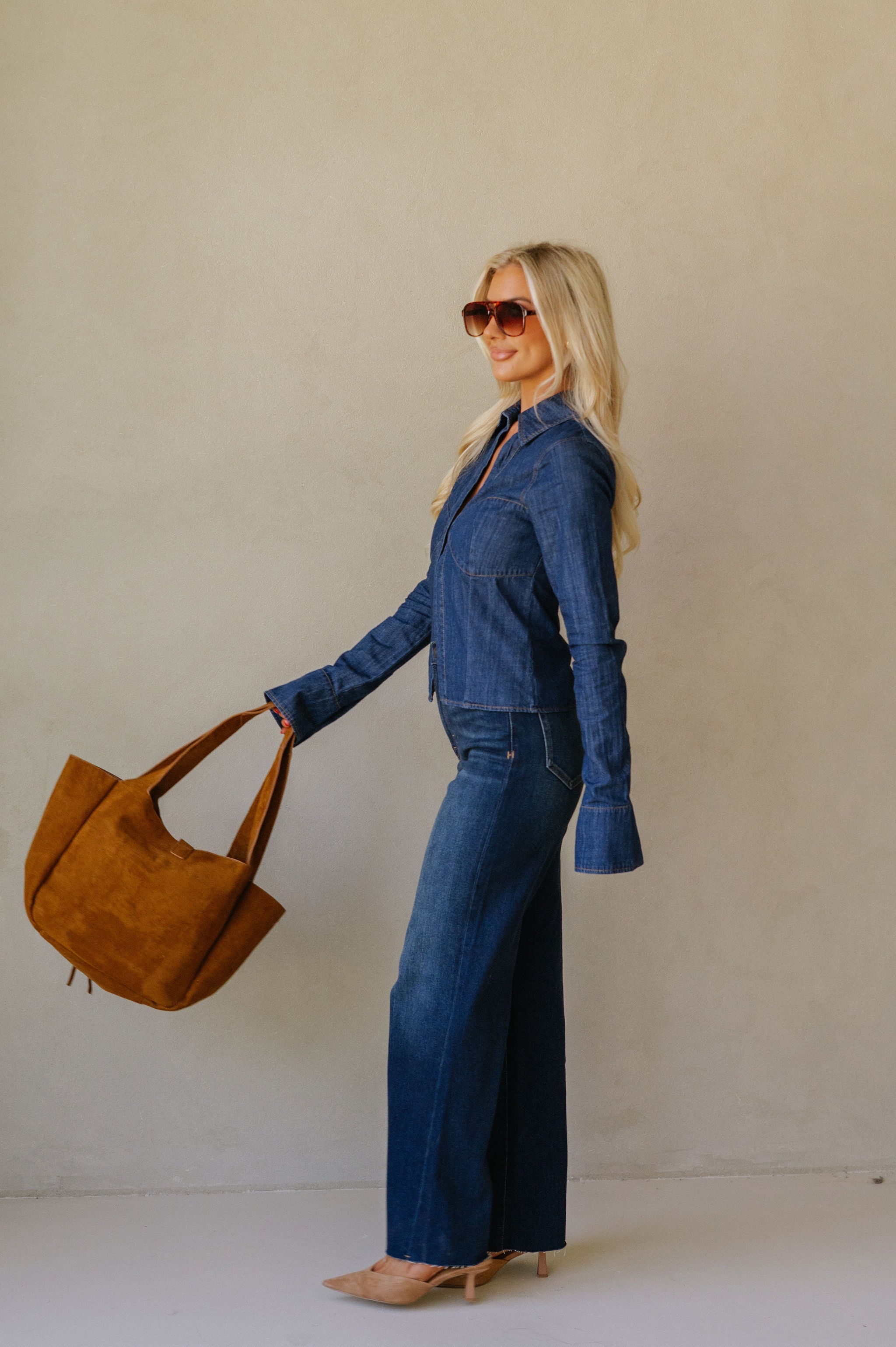 Ellen Denim Top