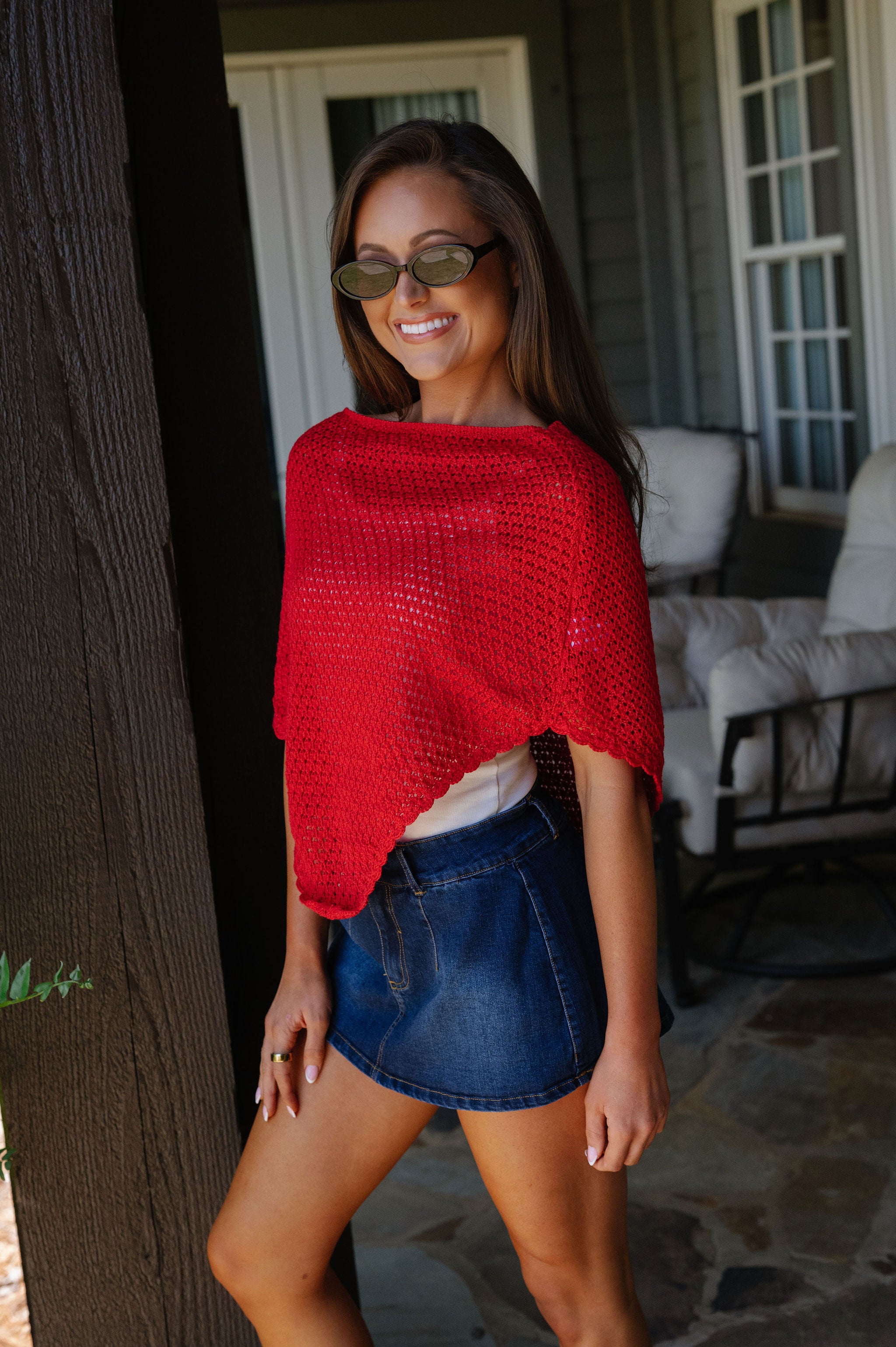 Rosie Micro Denim Skort