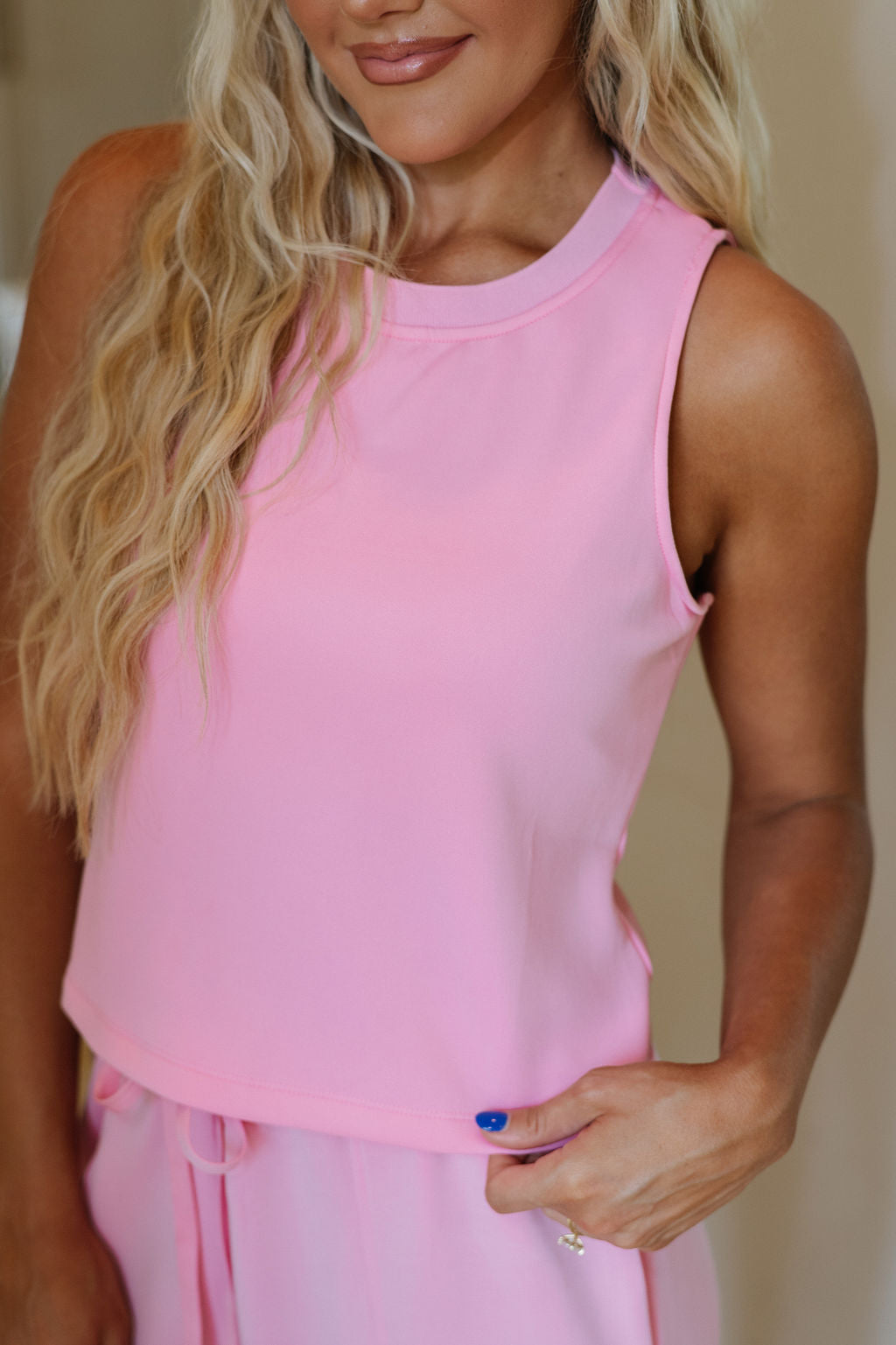 Mallory Pants Set-Candy Pink