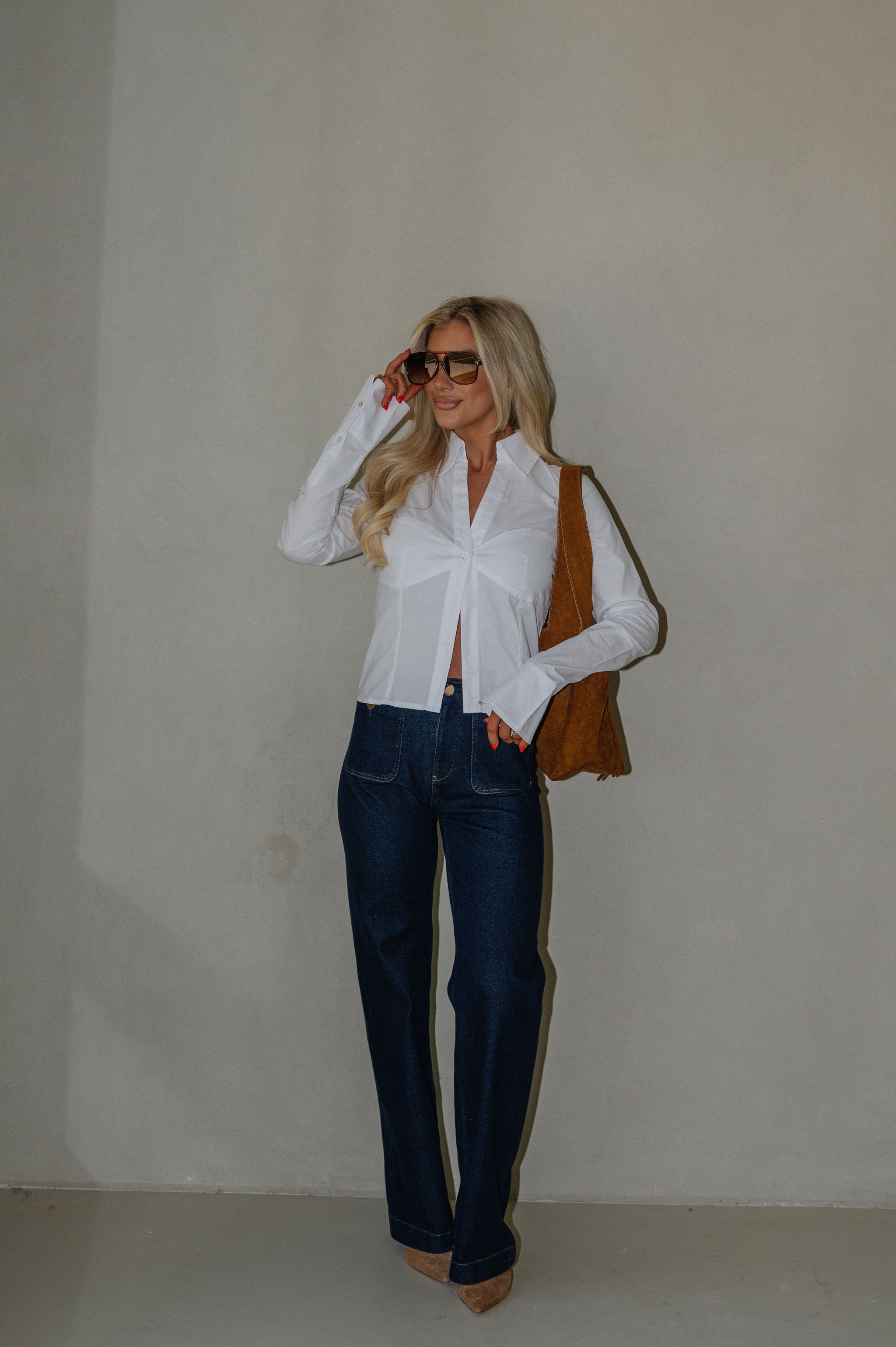 Summer Straight Leg Jeans-Indigo