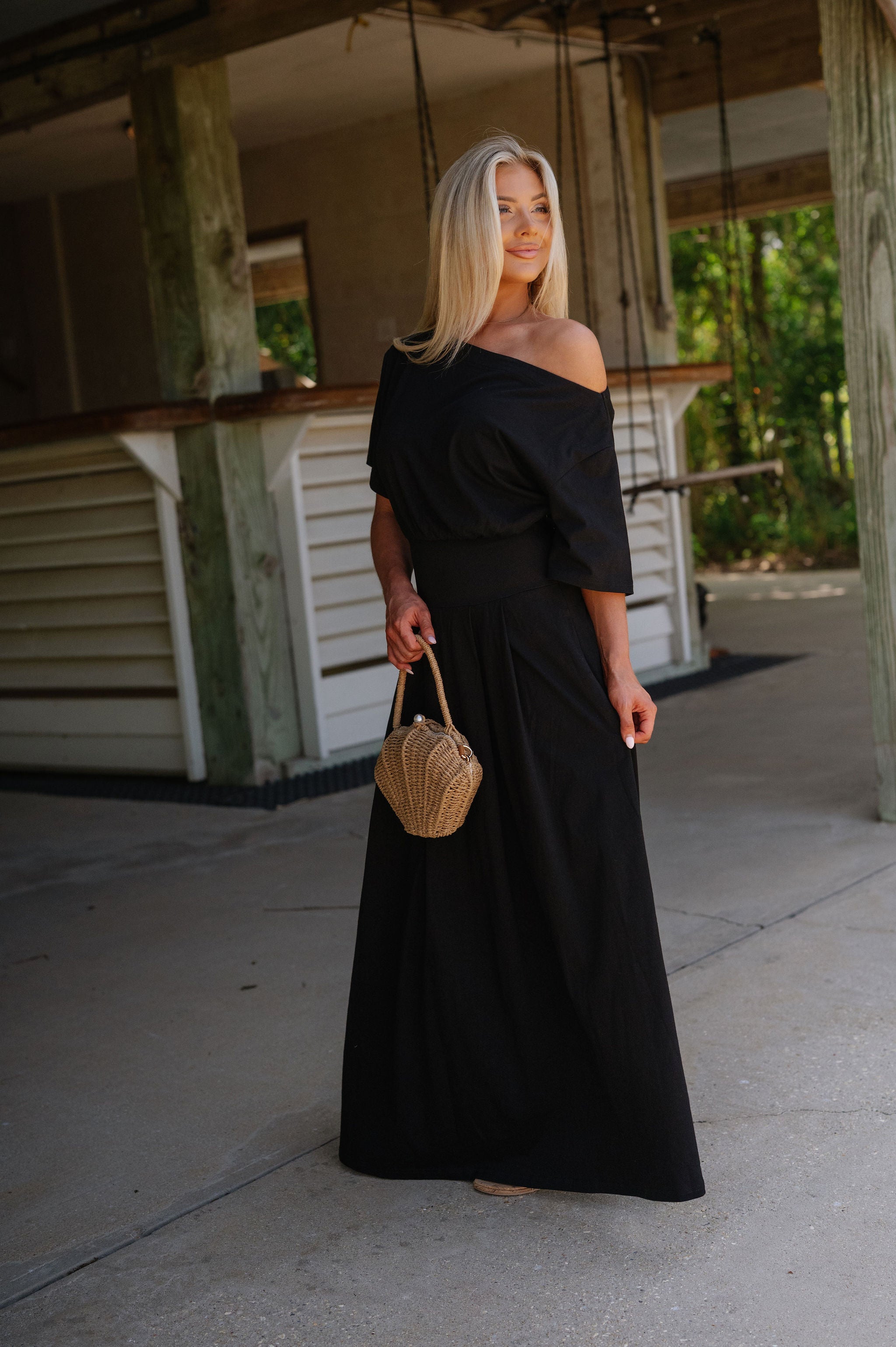 Sierra Maxi Dress-Black