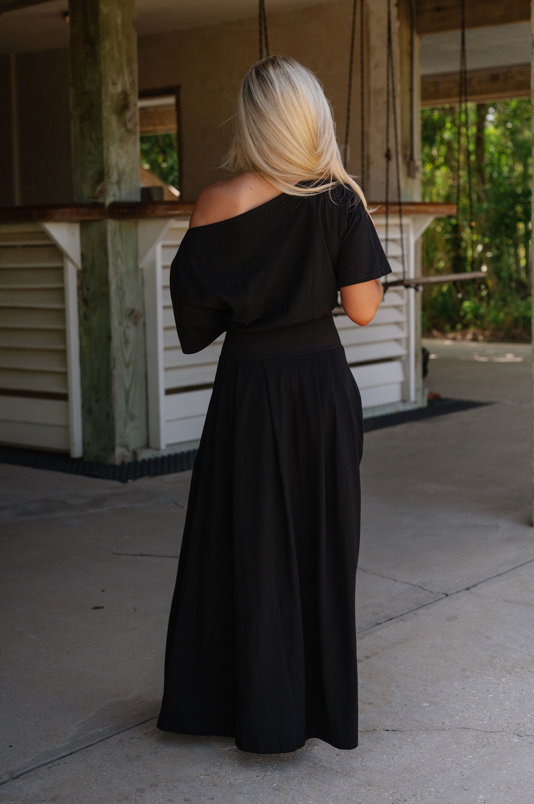 Sierra Maxi Dress-Black