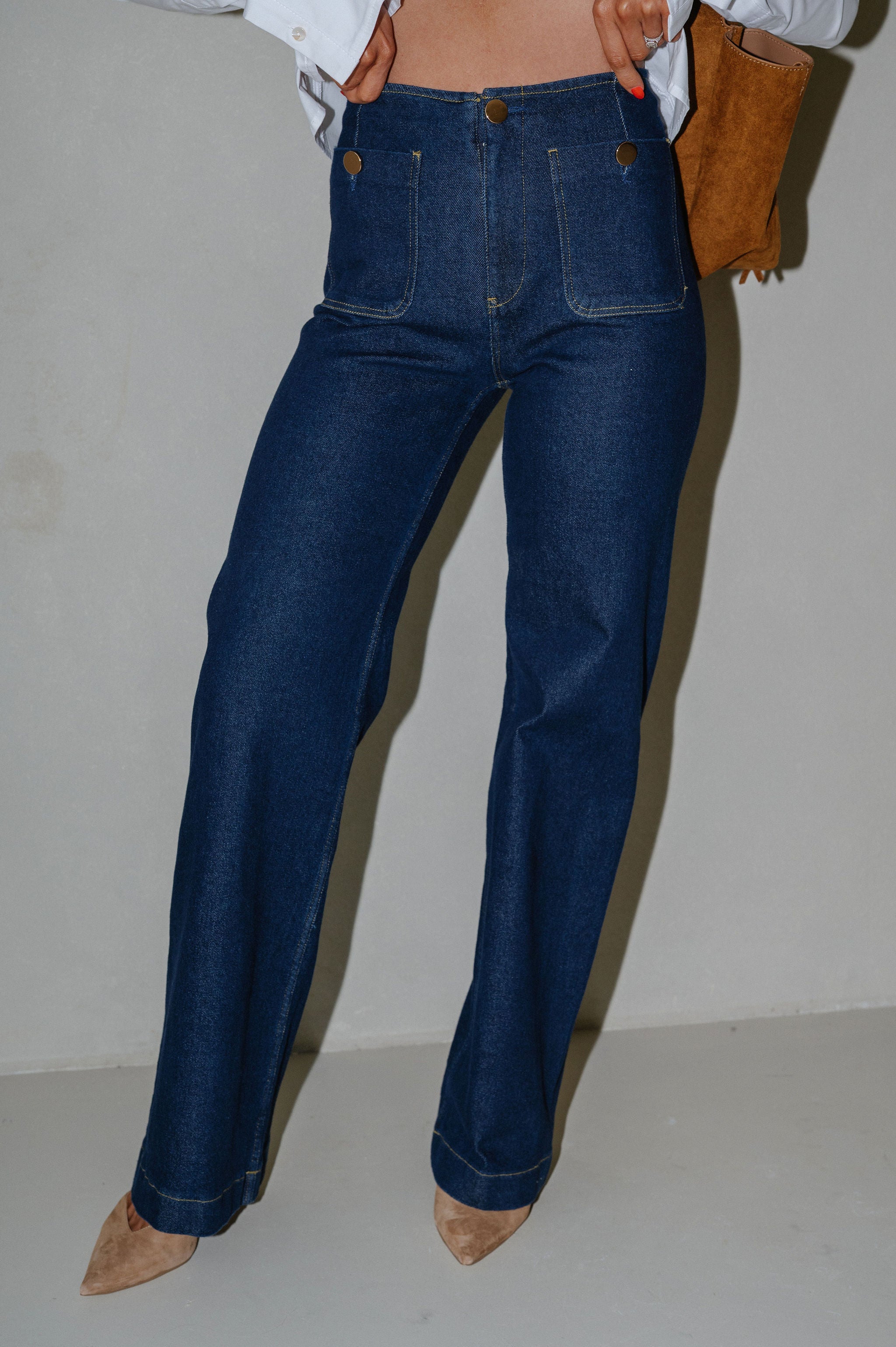 Summer Straight Leg Jeans-Indigo