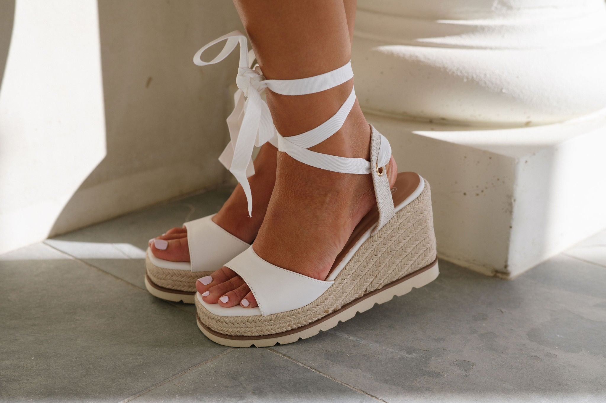 Elvira Espadrilles-White