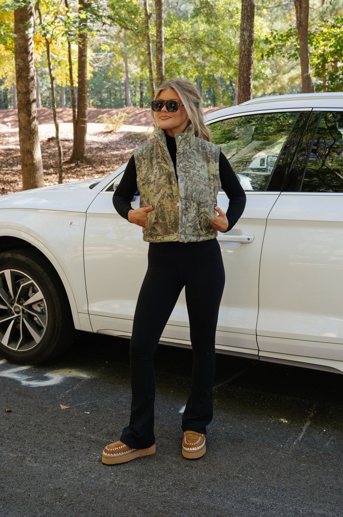 Brooke Camo Puffer Vest