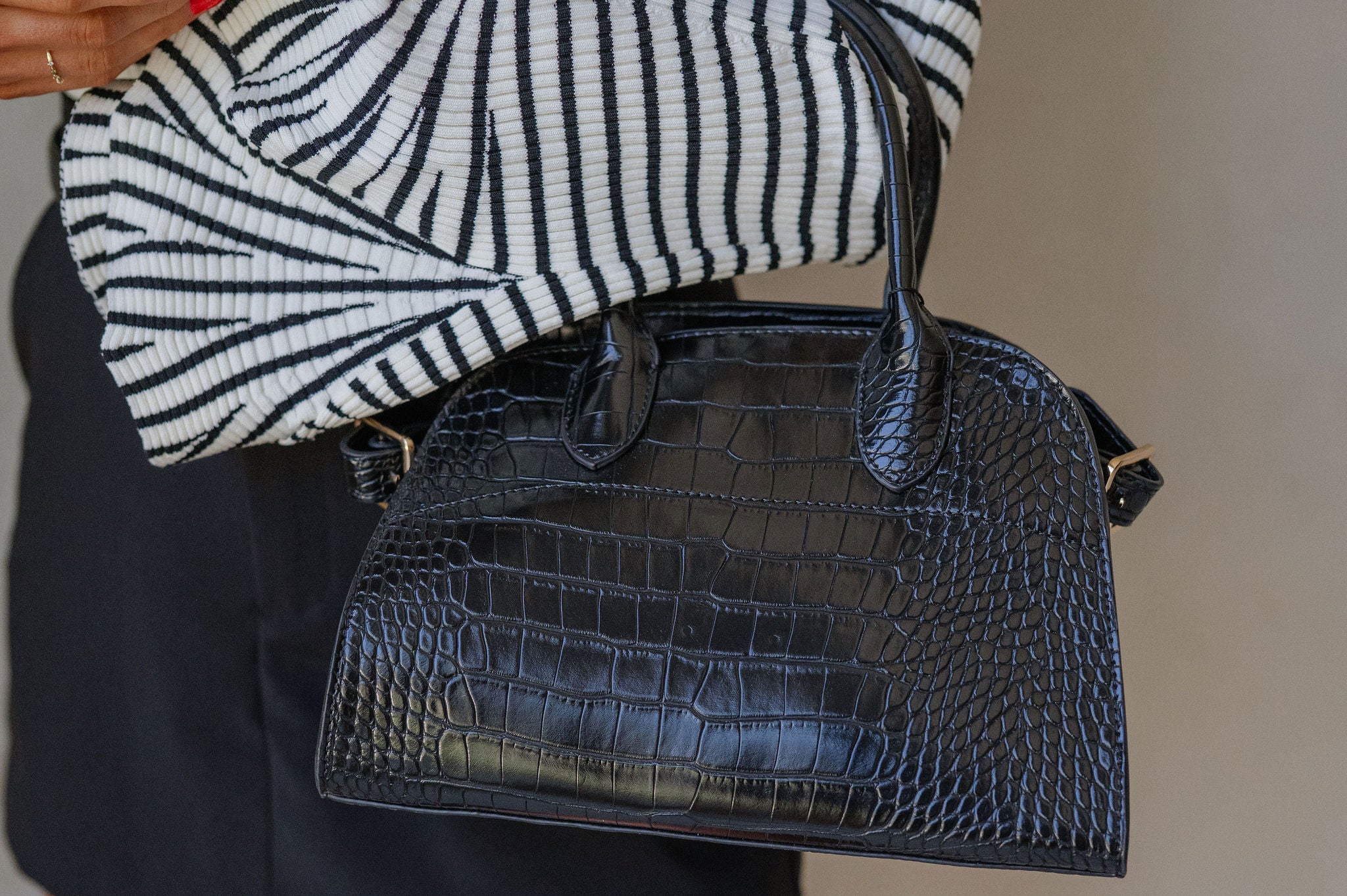 Mini Rome Bag-Black