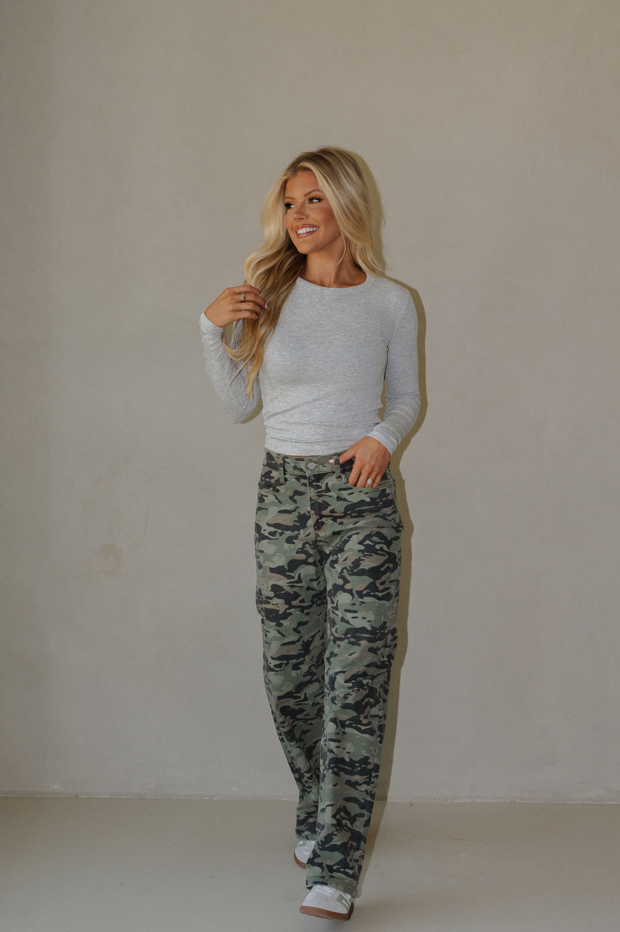 Sammy Top-Heather Grey
