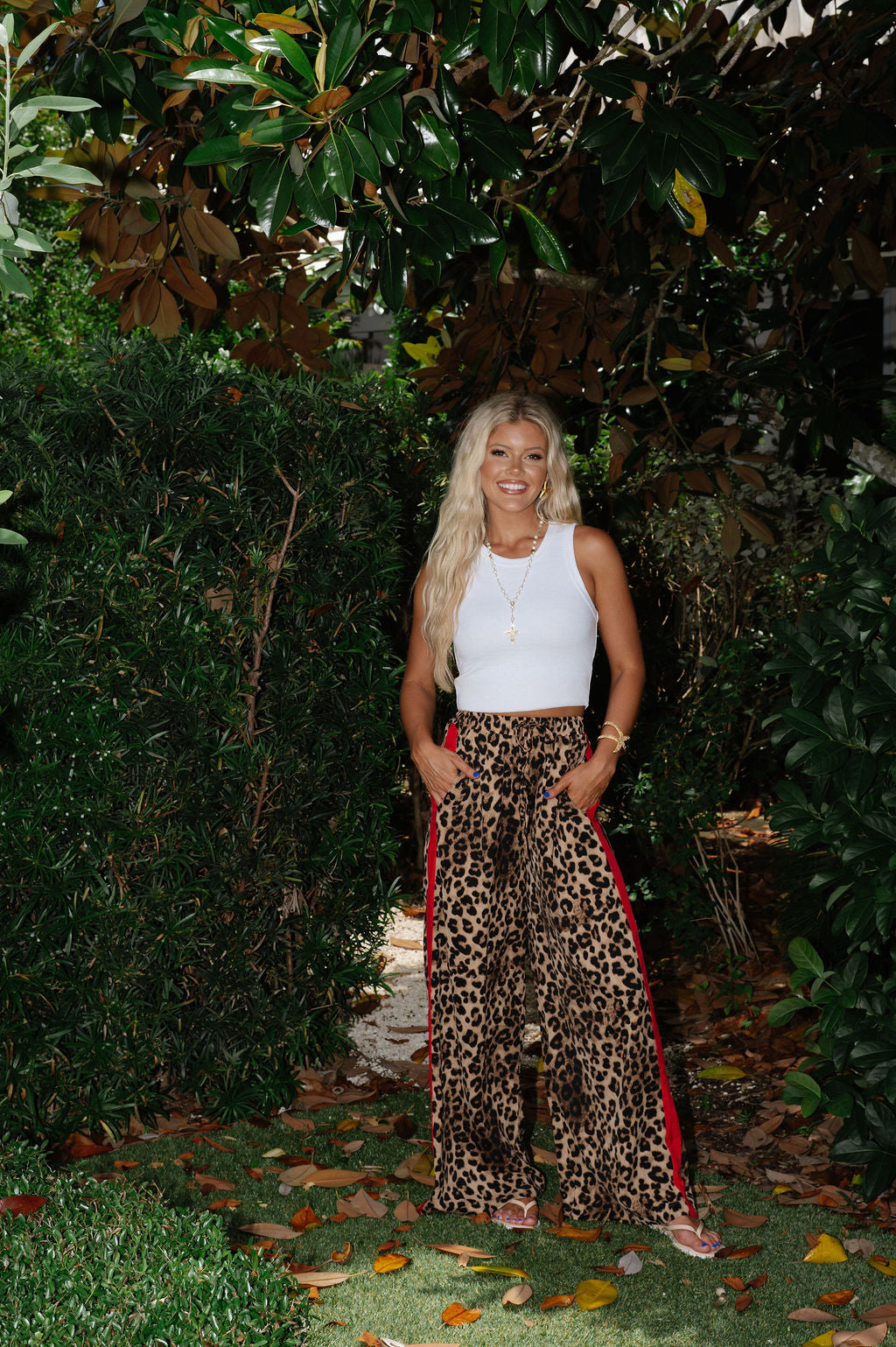 Valerie Pants-Leopard
