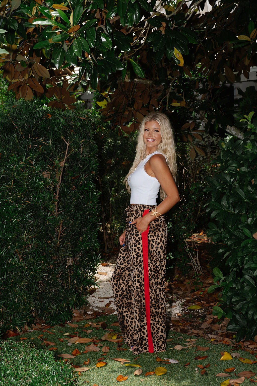 Valerie Pants-Leopard