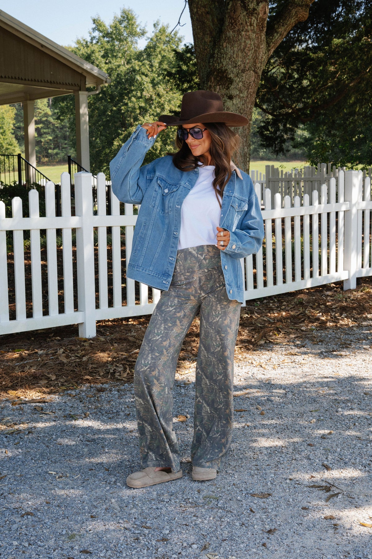 Dallas Camo Wide Leg Pant