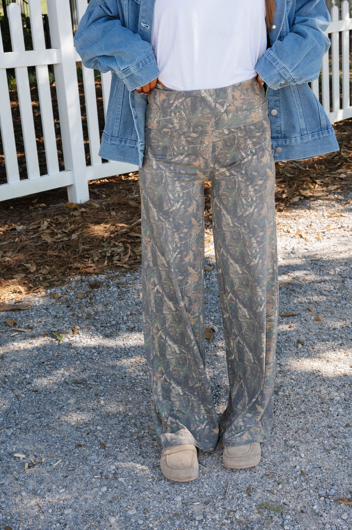 Dallas Camo Wide Leg Pant