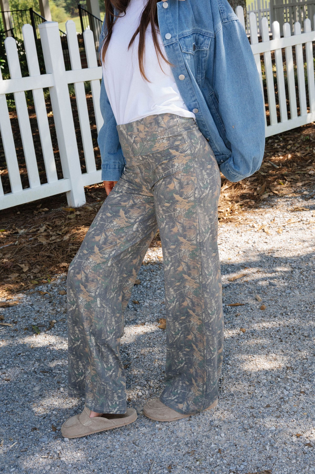 Dallas Camo Wide Leg Pant