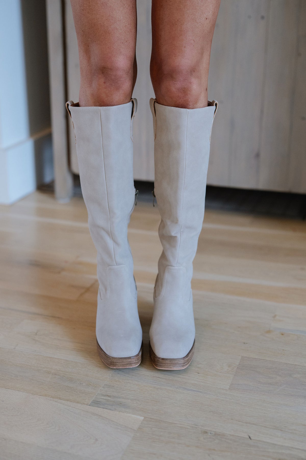 Alyssa Chunky Boot-Taupe