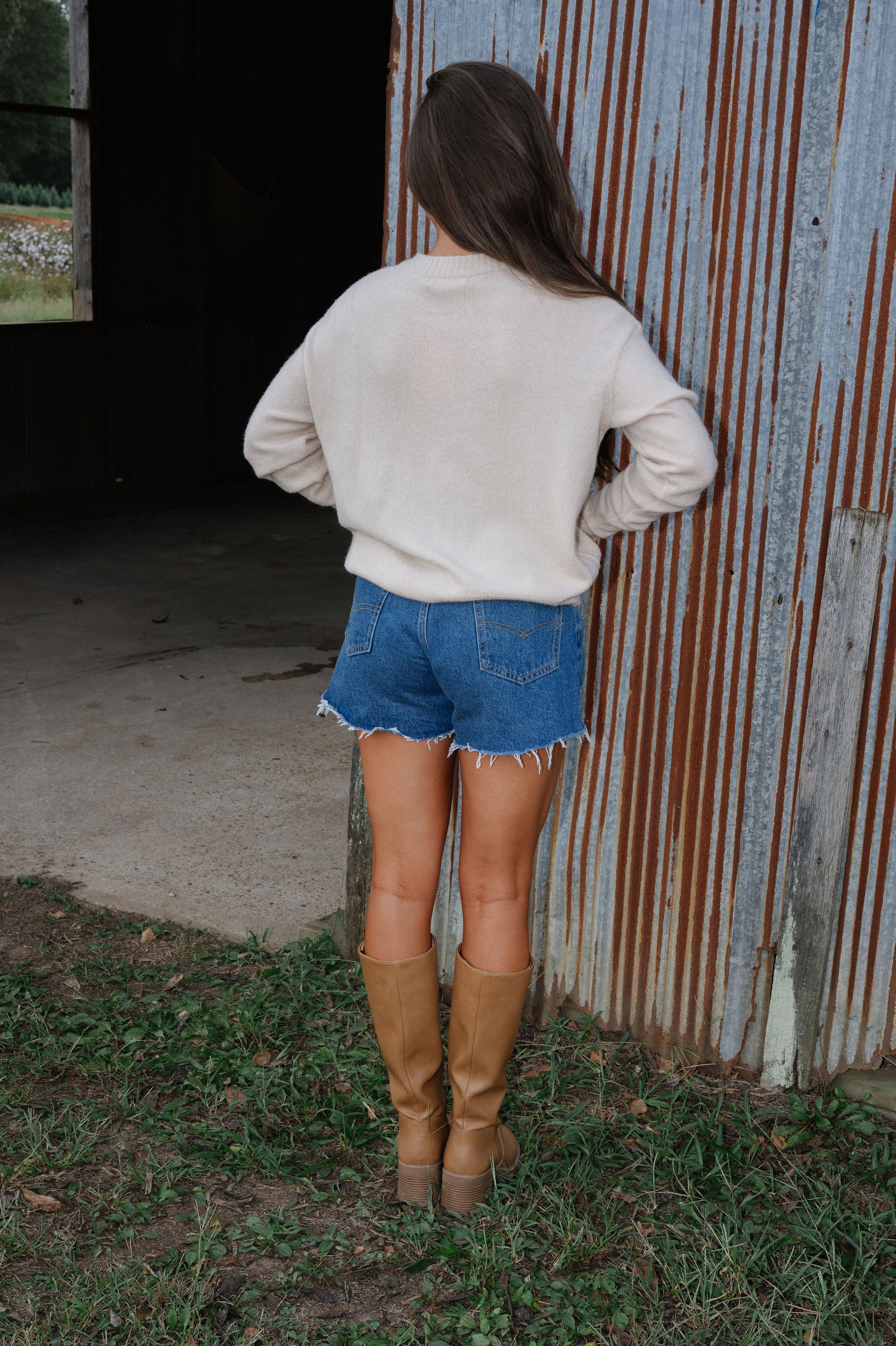Denver Cardigan-Oatmeal