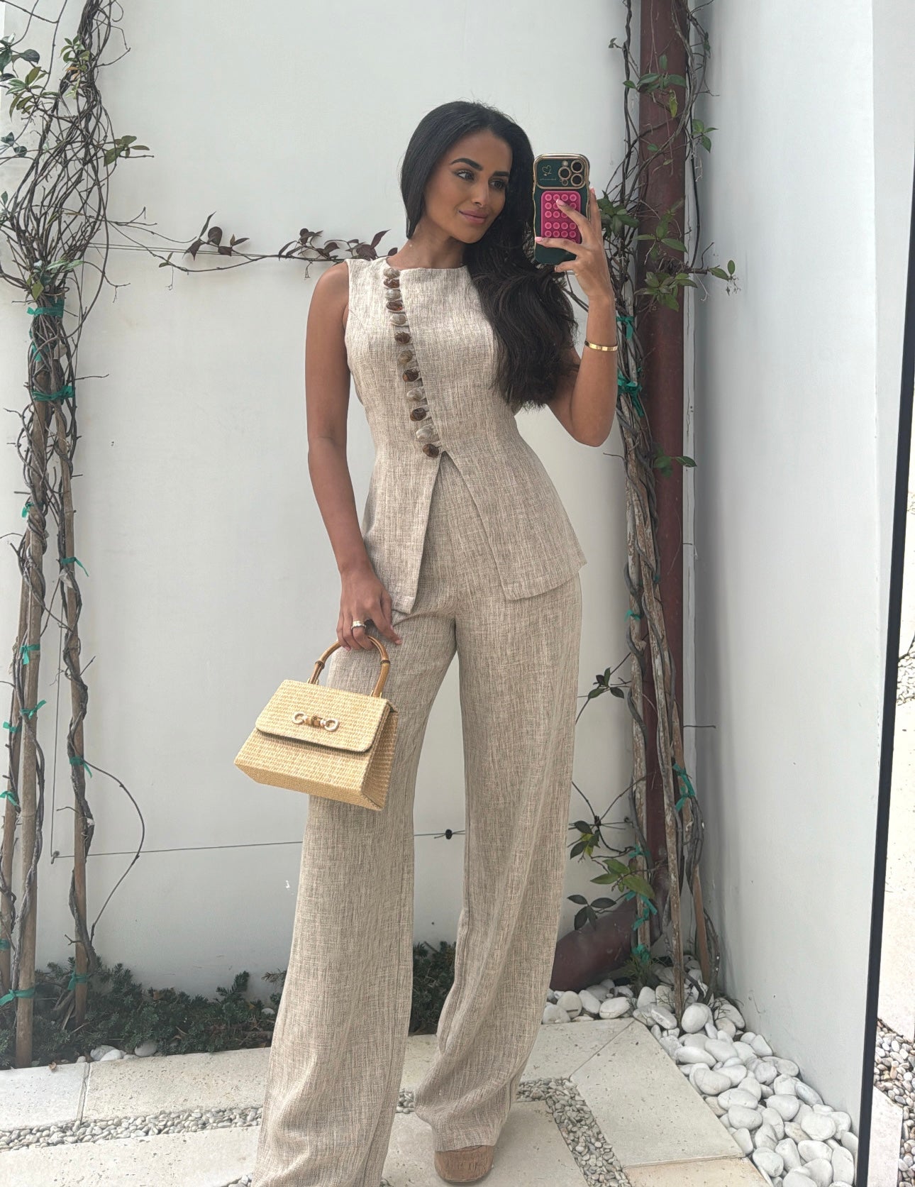 Arissa Pants Set-Barley