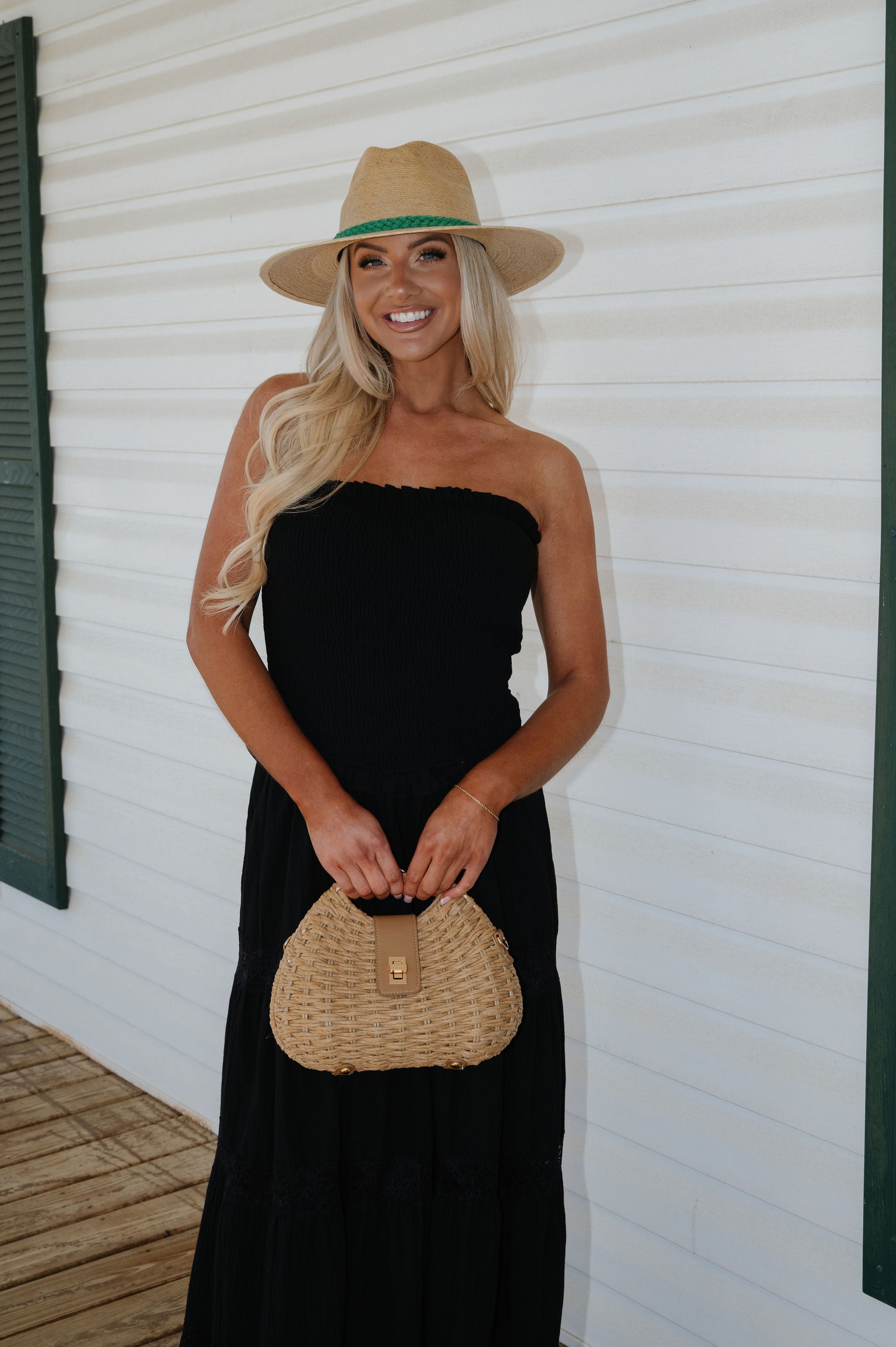 Stone Maxi Dress-Black