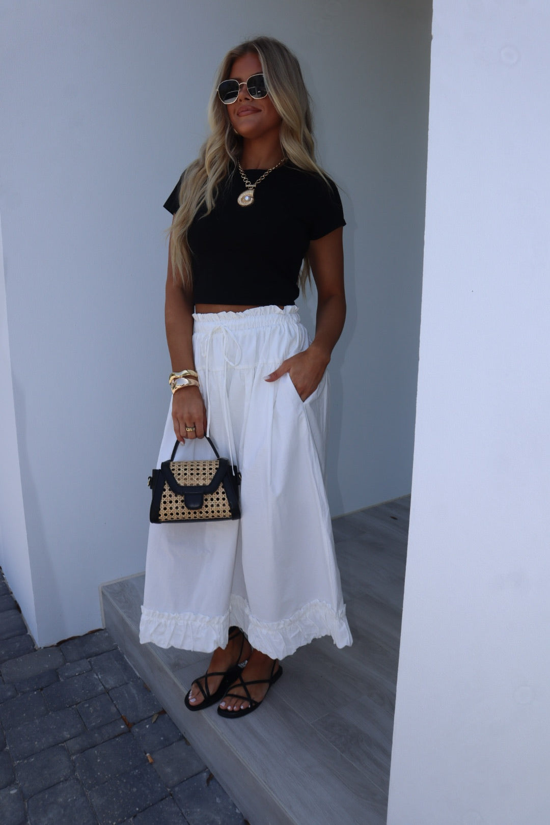 Landon Basic Tee-Black