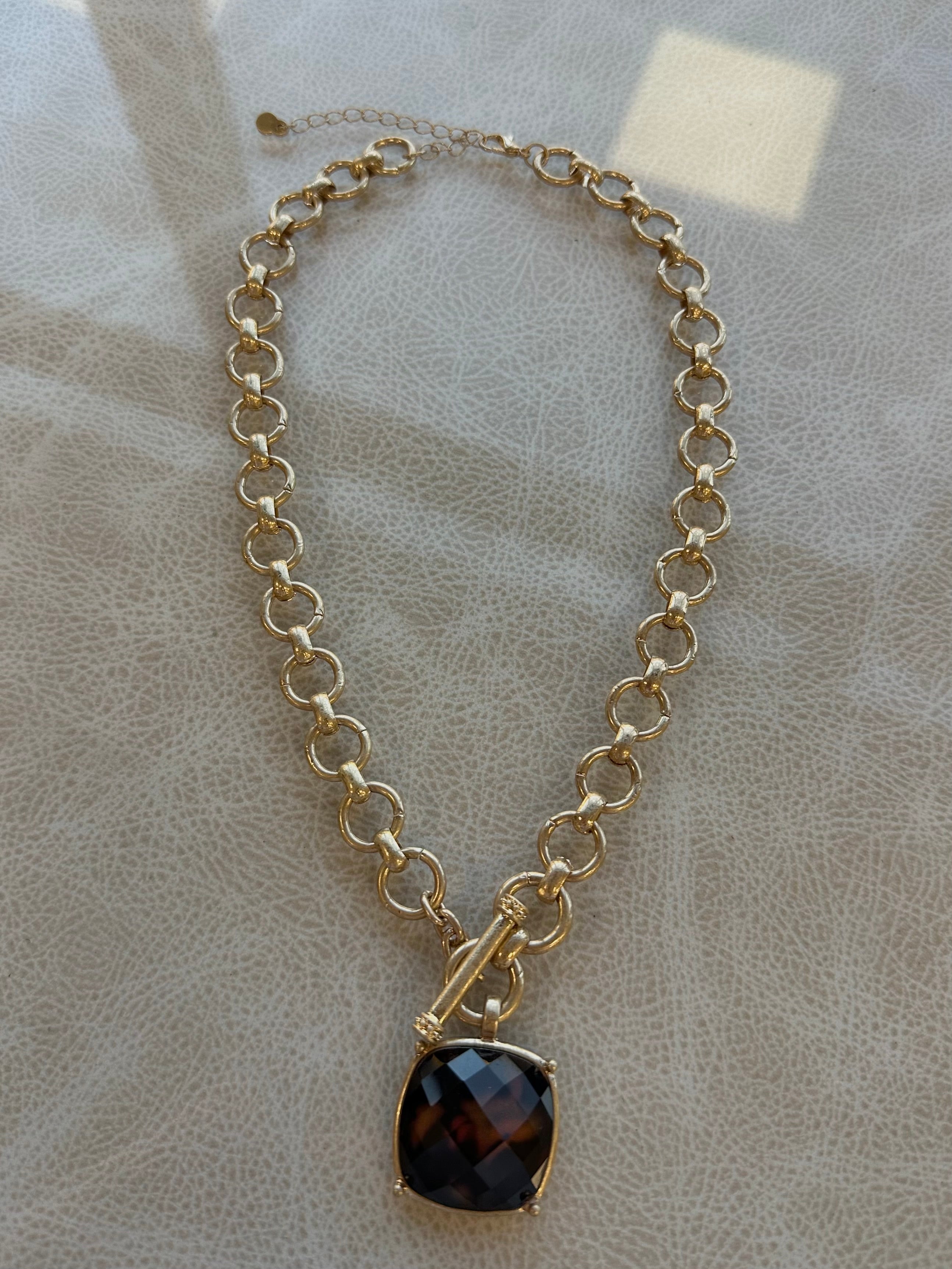 Tortoise Chain Necklace