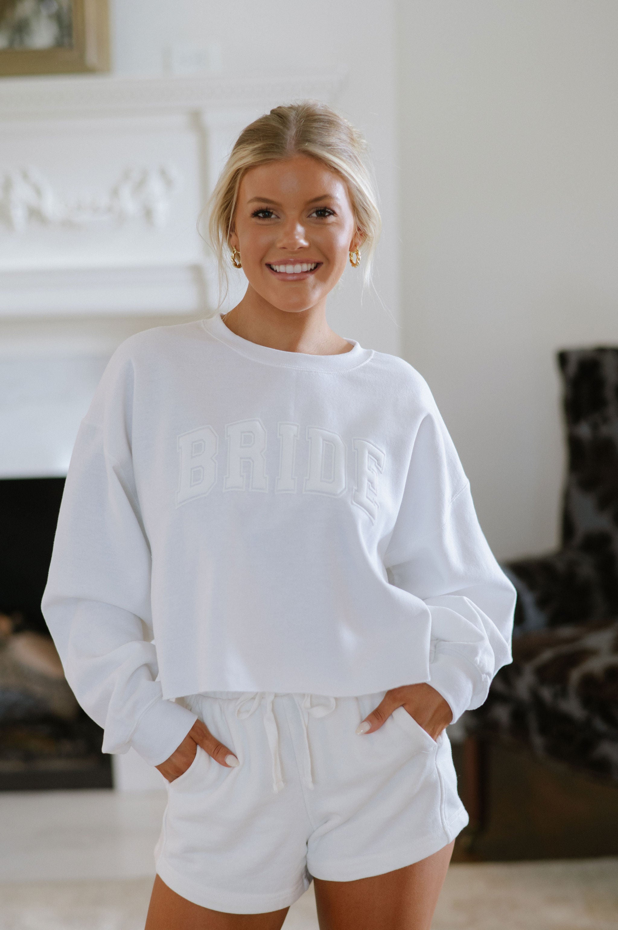 Bride Cropped Sweatshirt