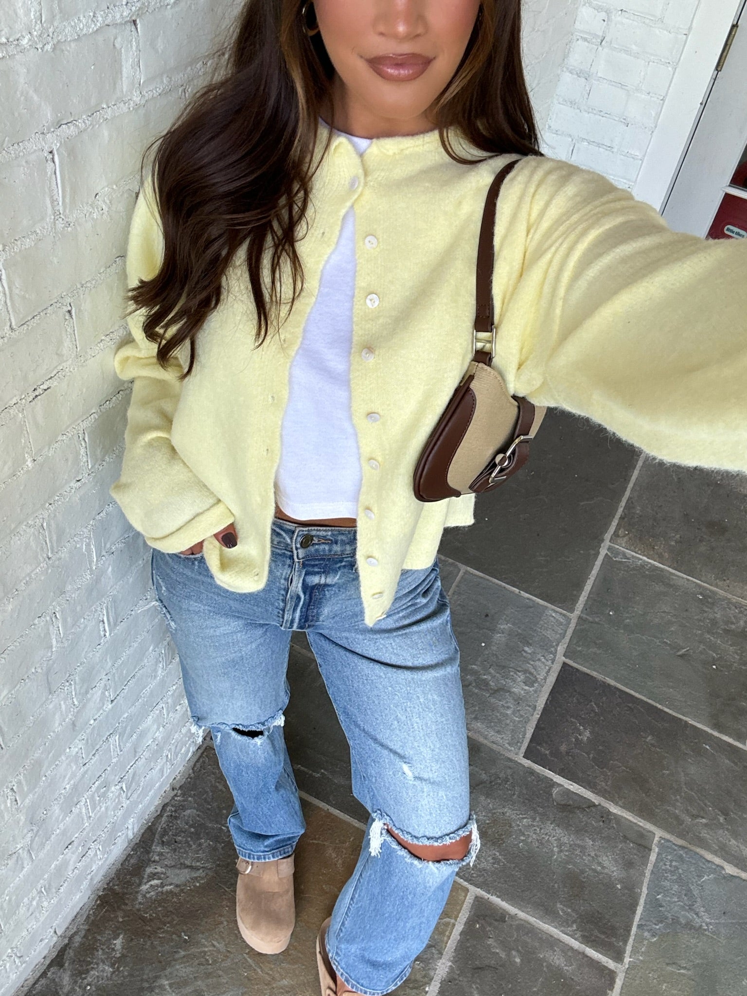 Victoria Cardigan- Butter