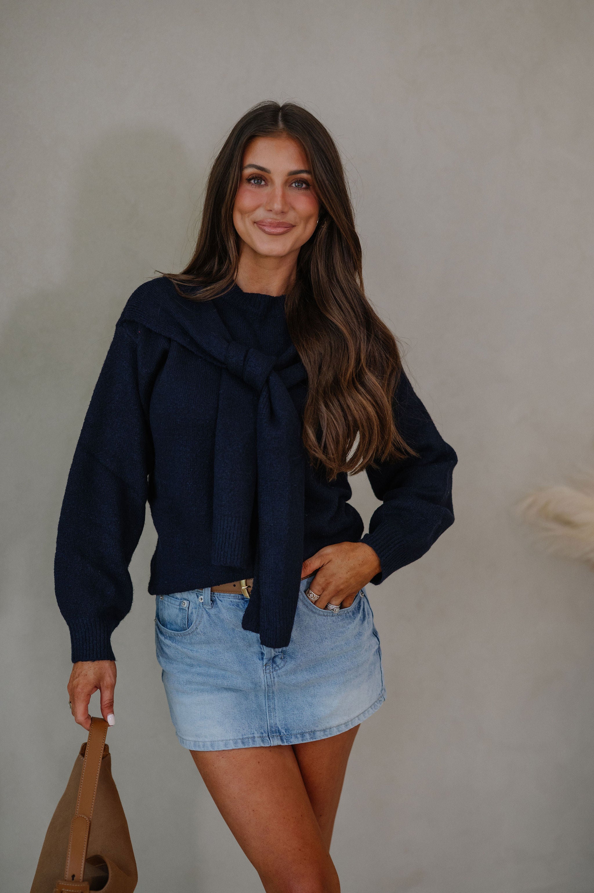 Beau Sweater-Navy