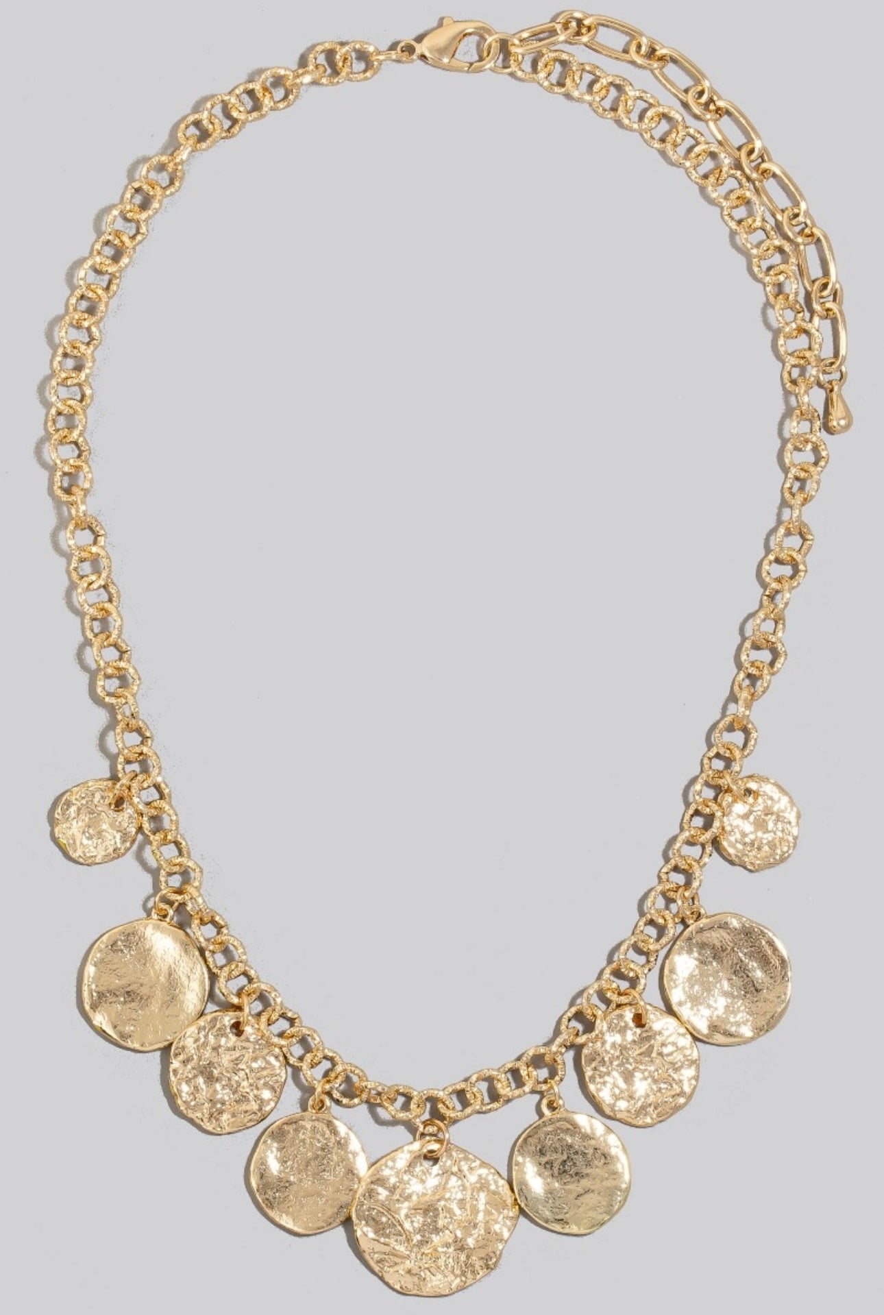 Larissa Disc Necklace - Gold