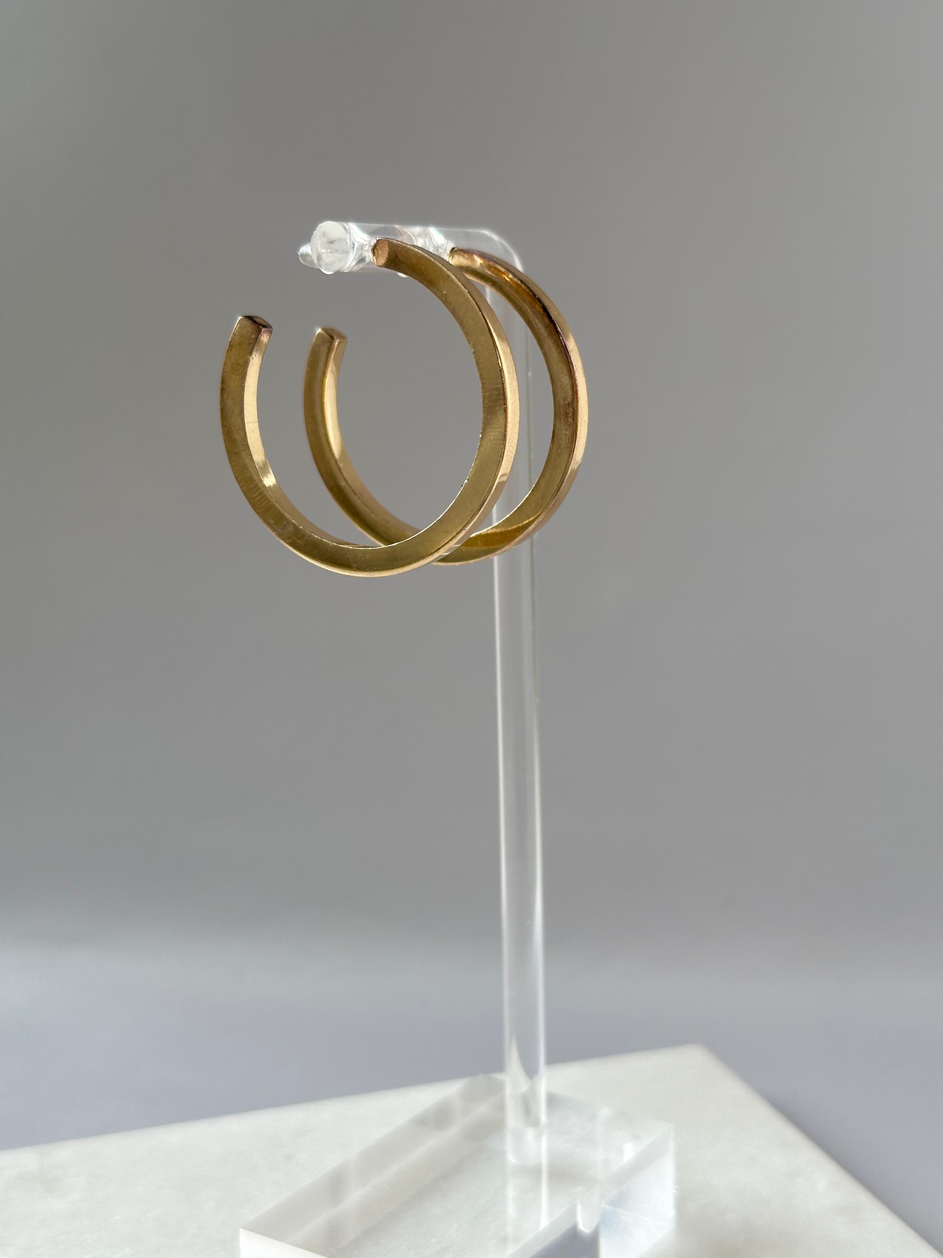 Plain Jane Gold Hoop